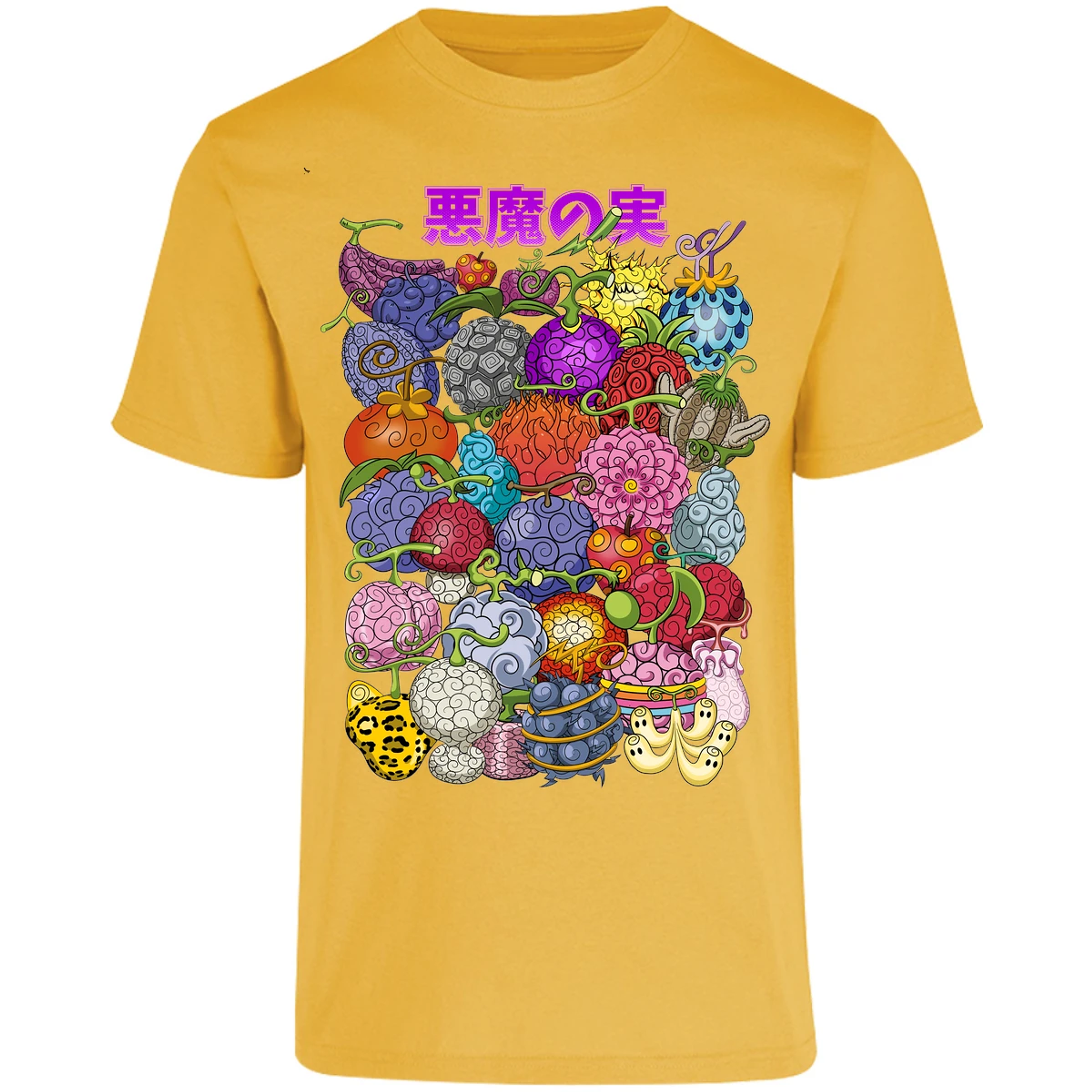 Playera One Piece Frutas Del Diablo para Adulto 19