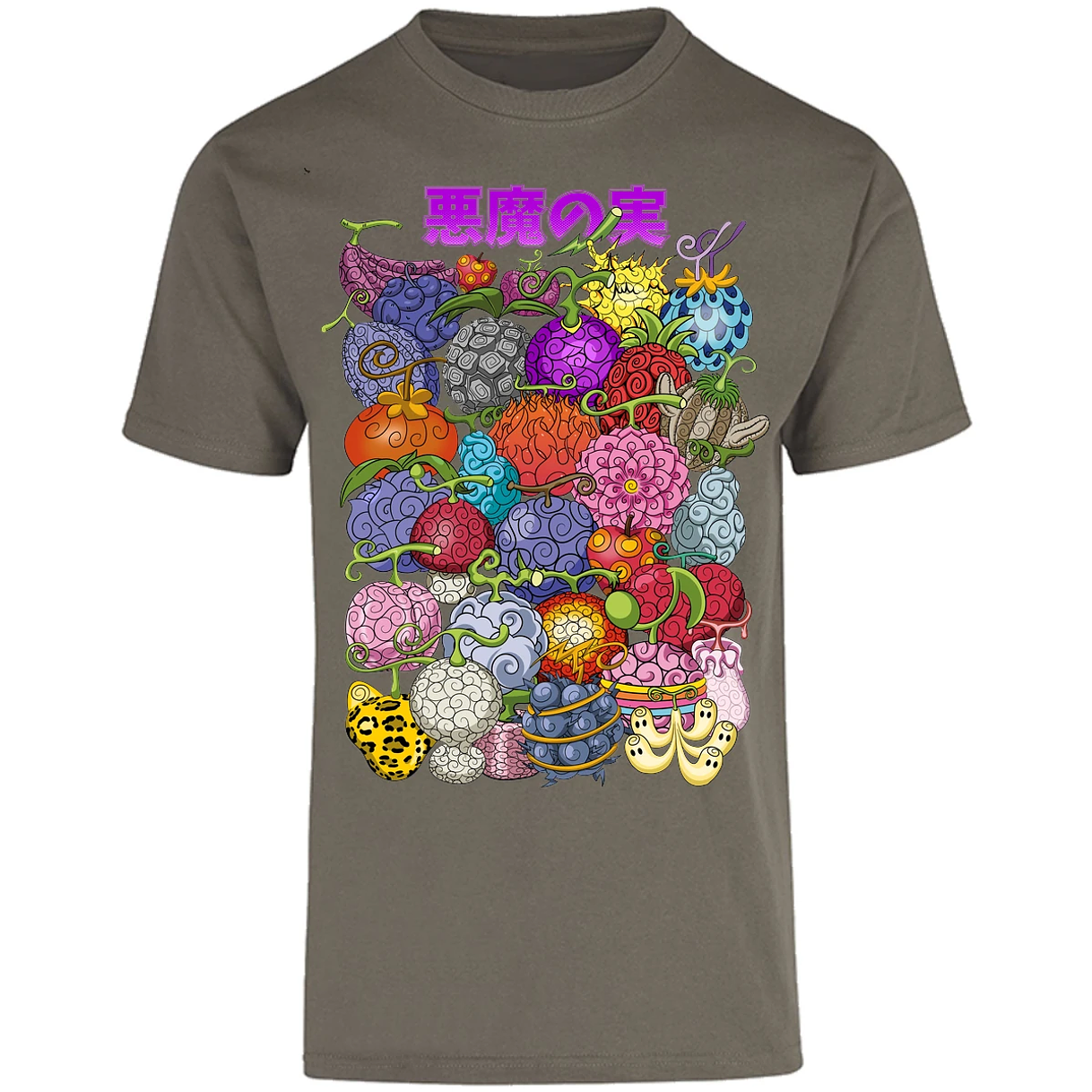 Playera One Piece Frutas Del Diablo para Adulto 41