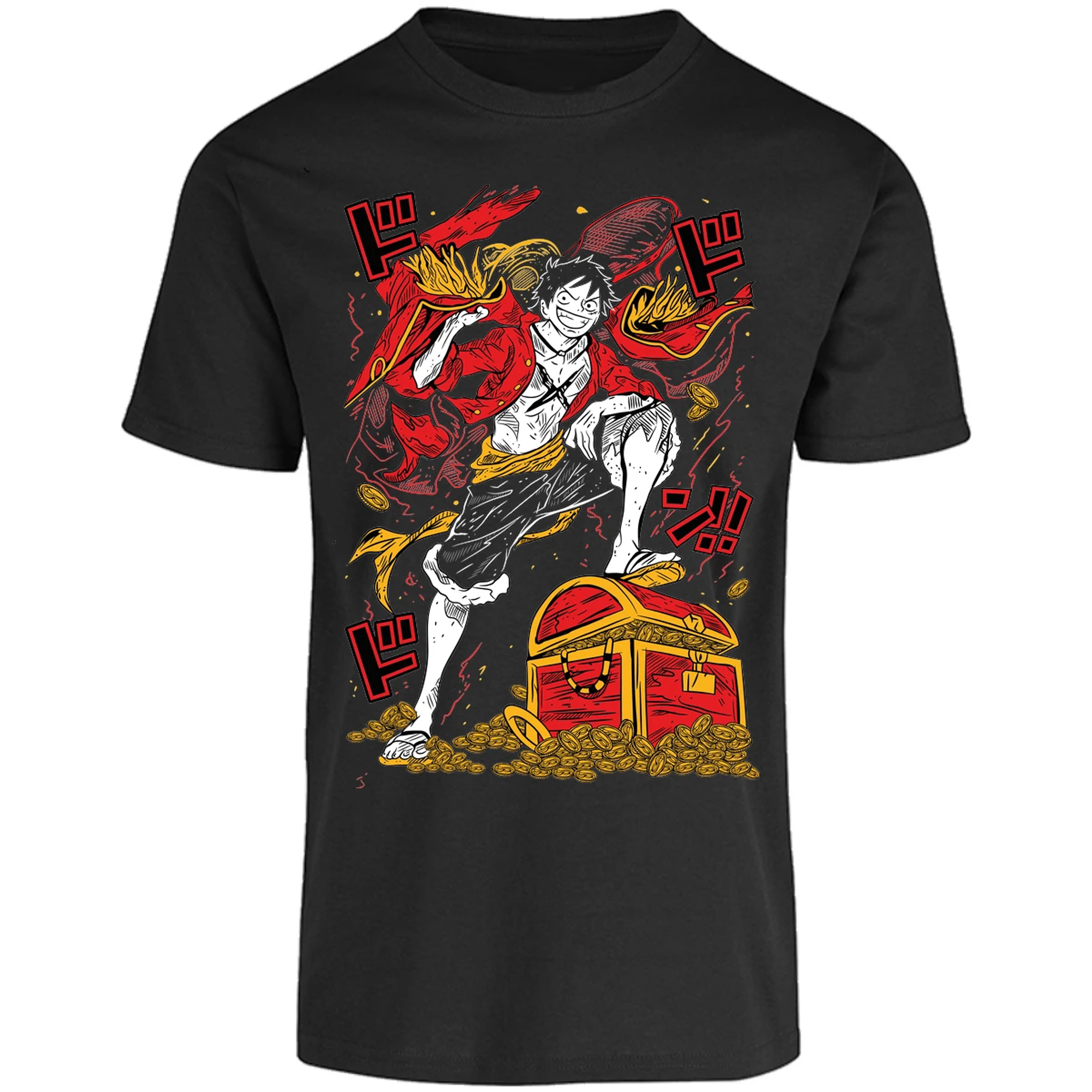 Playera One Piece Luffy Tesoro Anime para Adulto 21