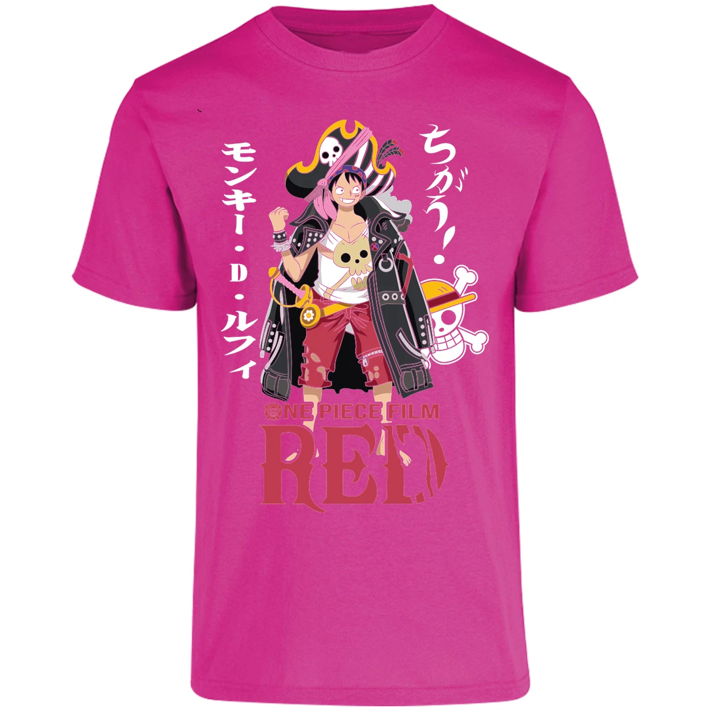 Playera One Piece Luffy Film Red para Adulto 32