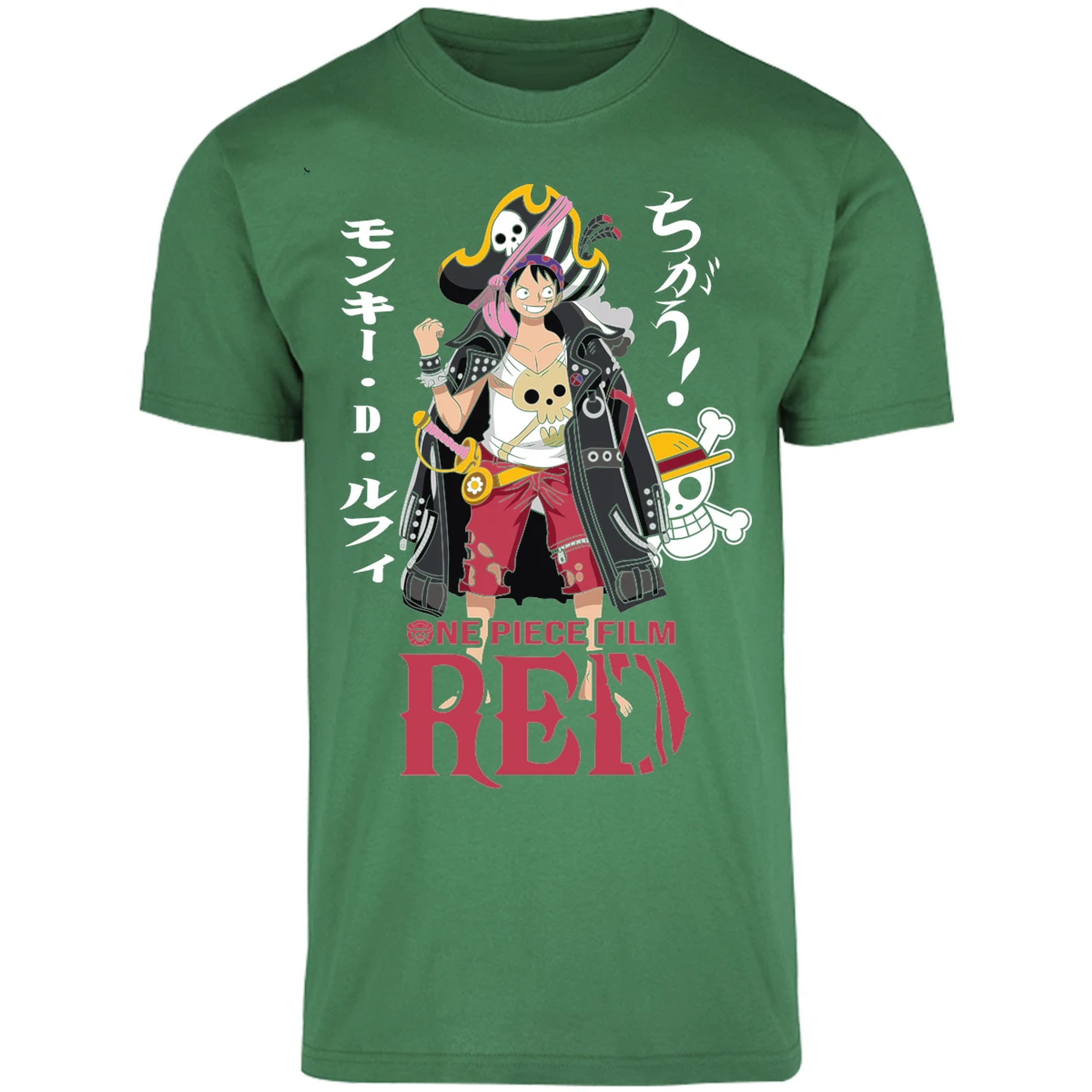 Playera One Piece Luffy Film Red para Adulto 1