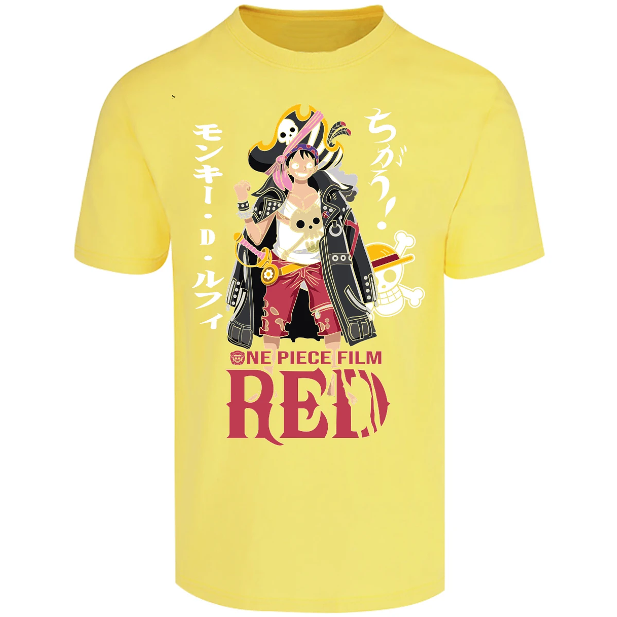 Playera One Piece Luffy Film Red para Adulto 44