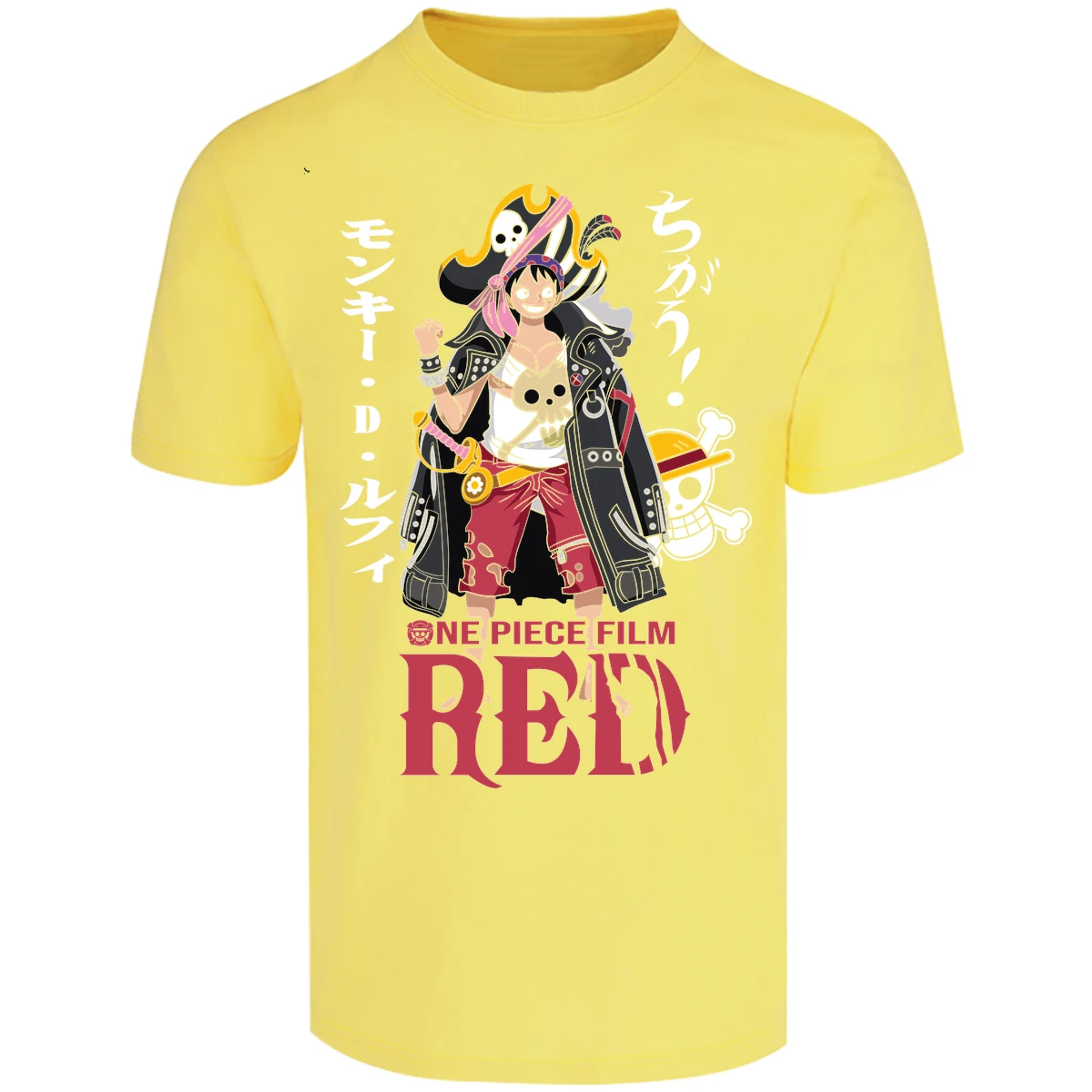 Playera One Piece Luffy Film Red para Adulto 44