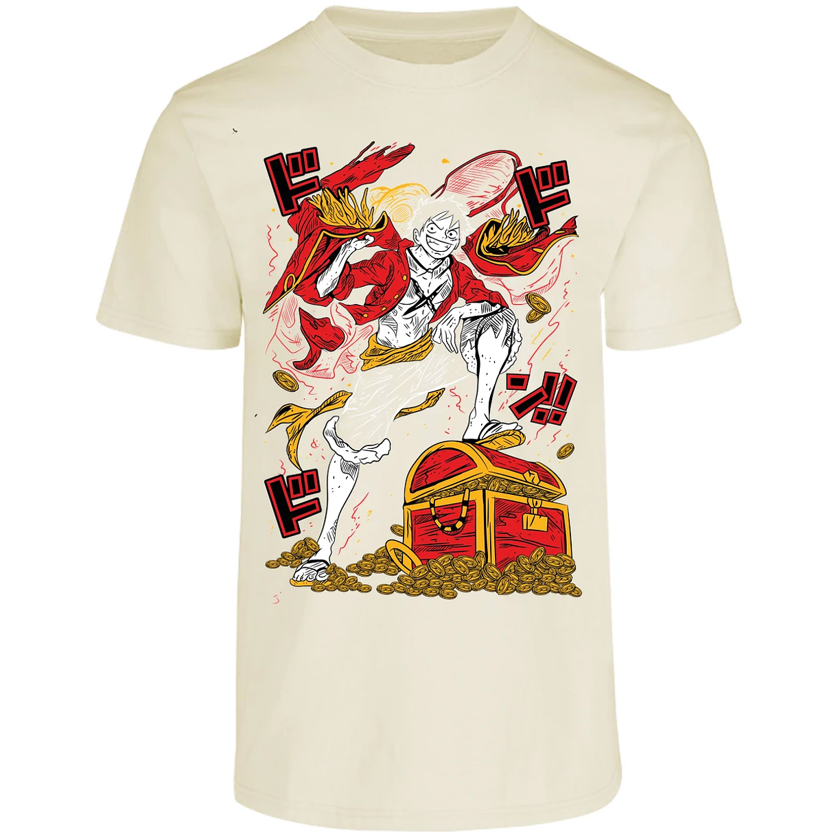 Playera One Piece Luffy Tesoro Anime para Adulto 3