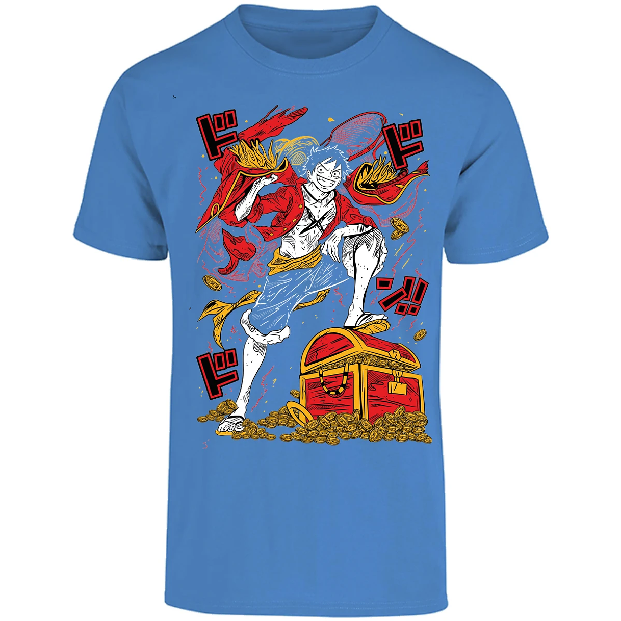 Playera One Piece Luffy Tesoro Anime para Adulto 50