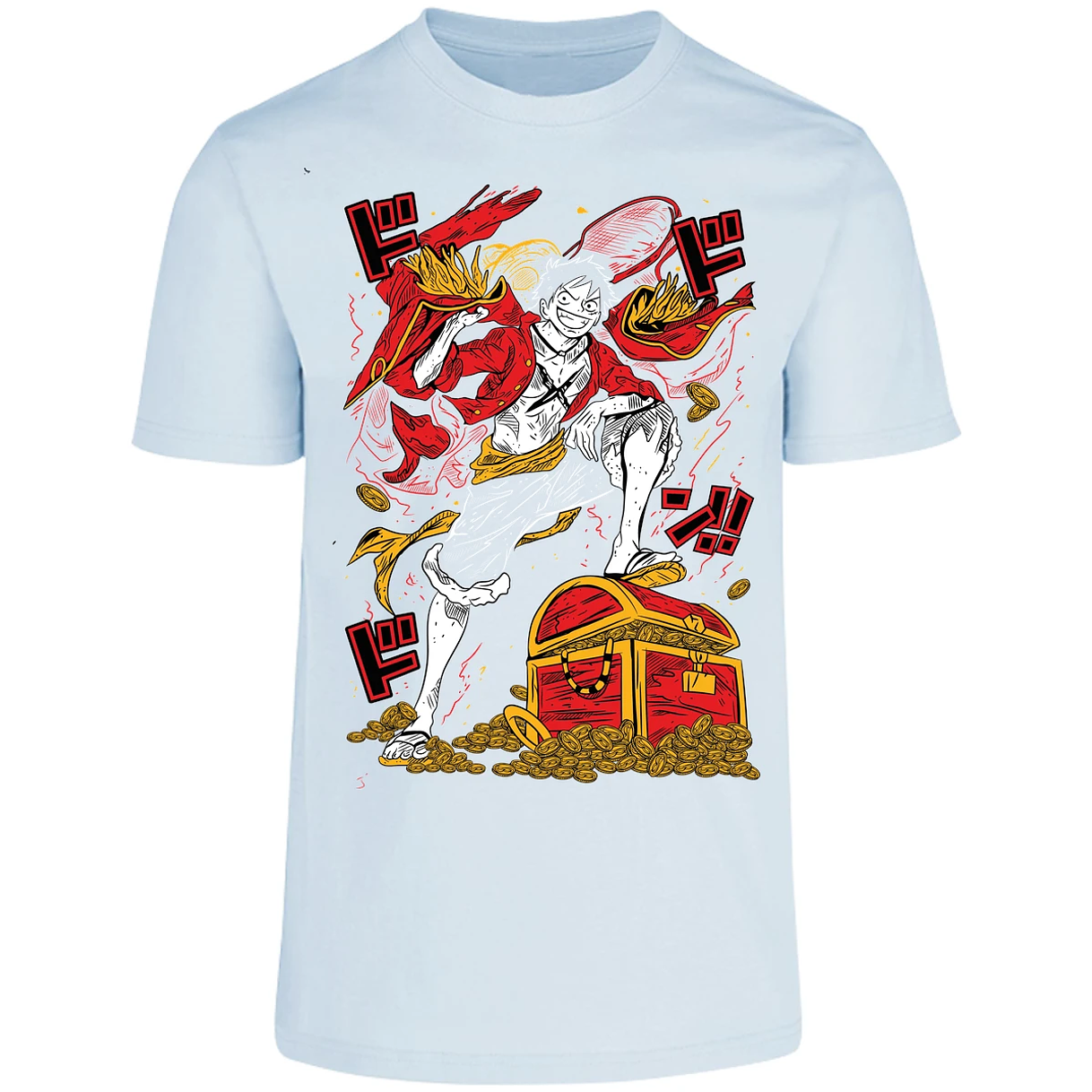 Playera One Piece Luffy Tesoro Anime para Adulto 10