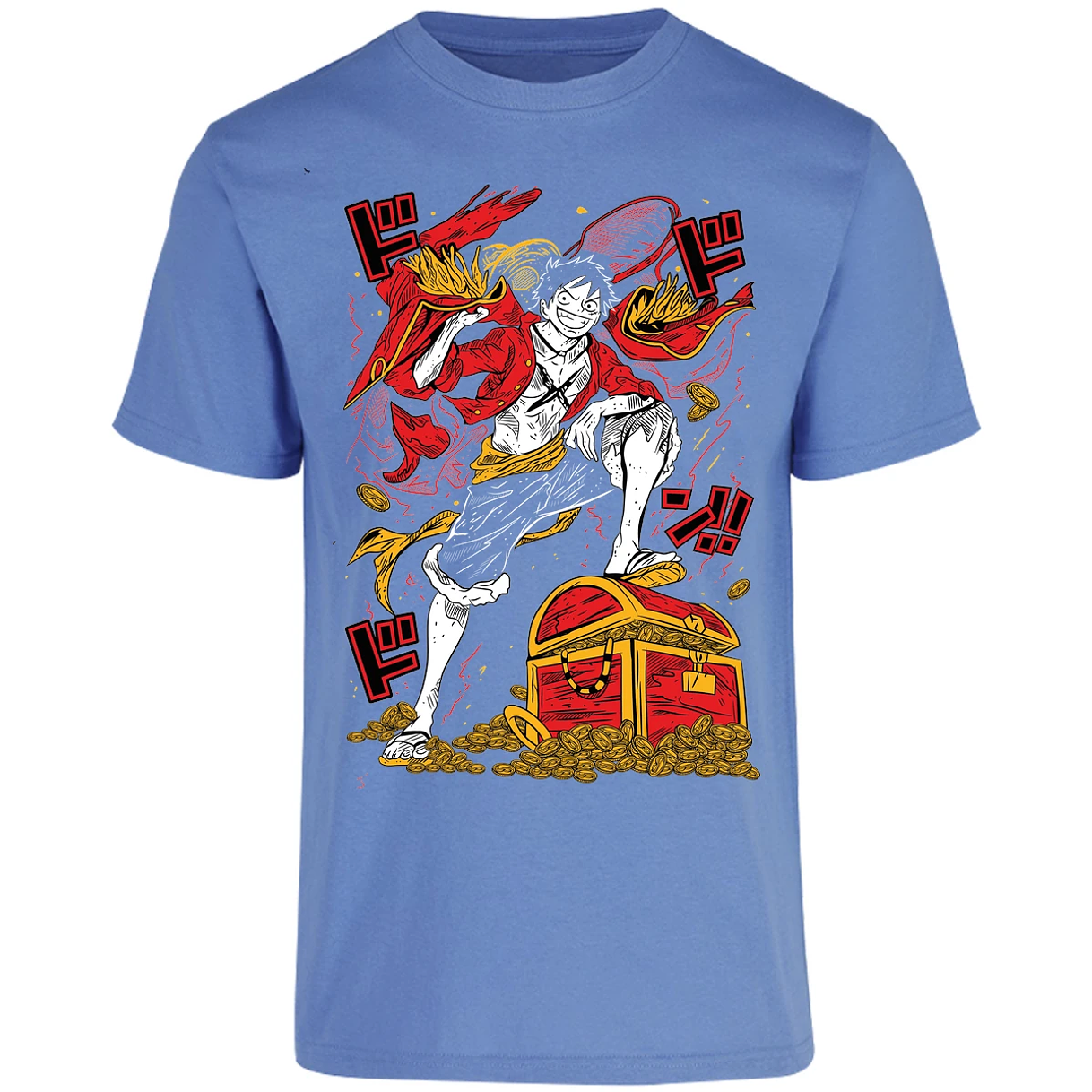 Playera One Piece Luffy Tesoro Anime para Adulto 33