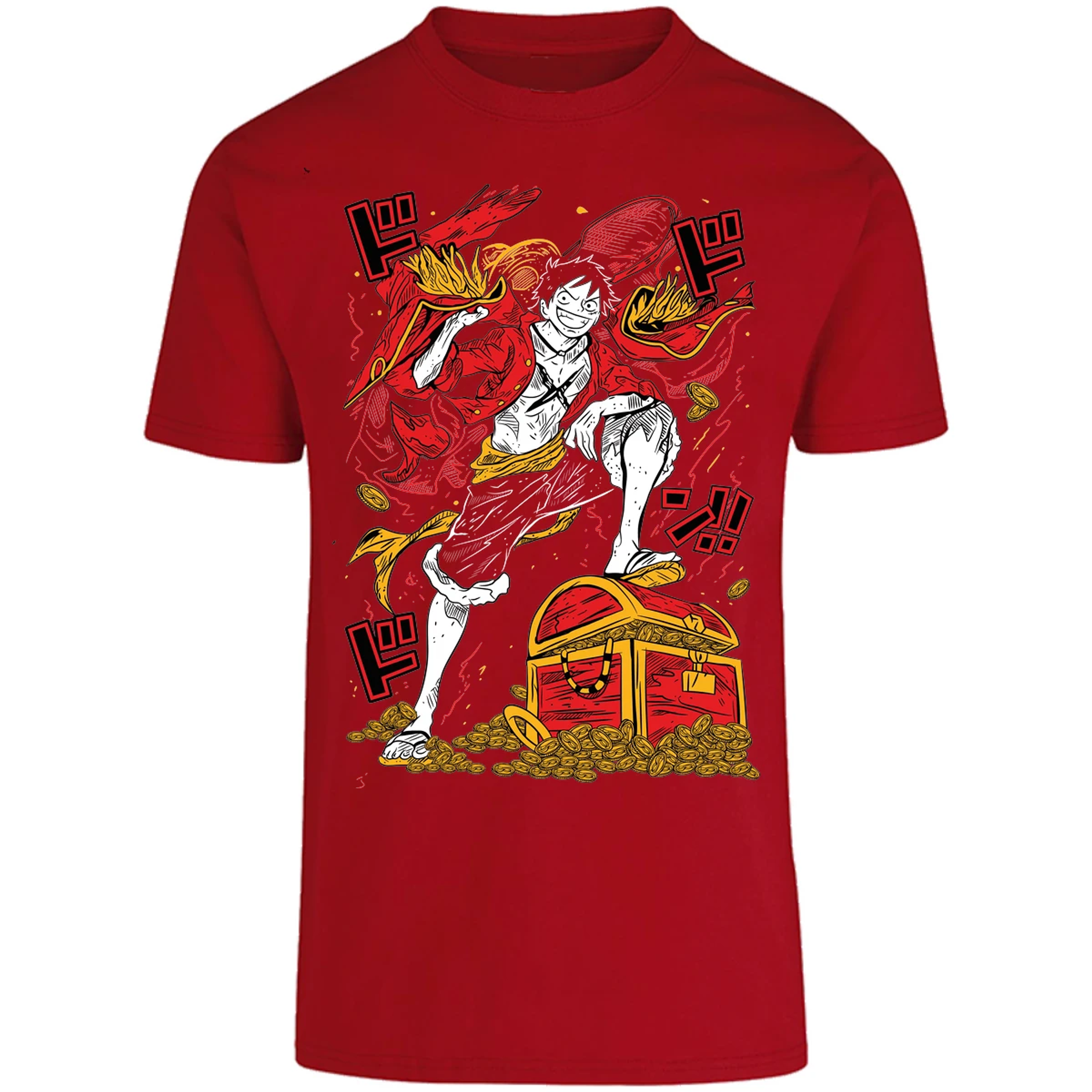 Playera One Piece Luffy Tesoro Anime para Adulto 25
