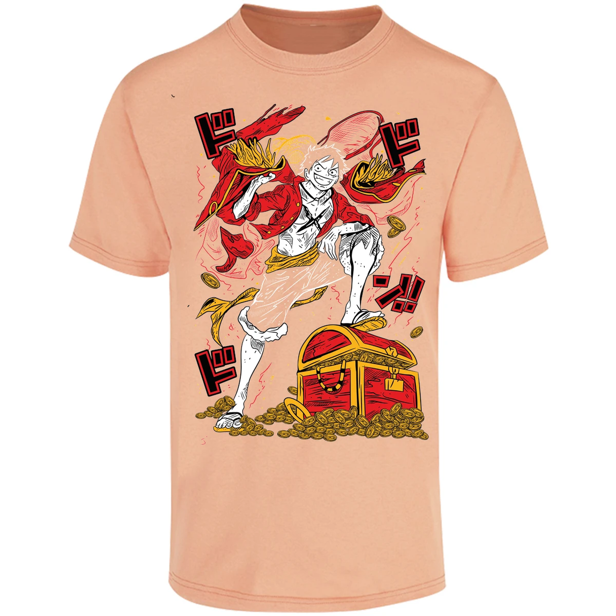 Playera One Piece Luffy Tesoro Anime para Adulto 6