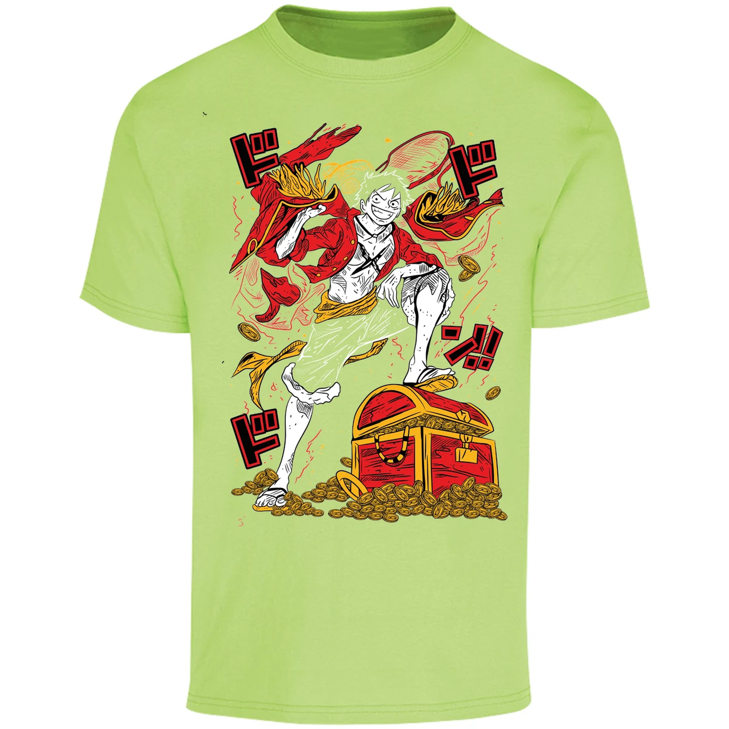 Playera One Piece Luffy Tesoro Anime para Adulto 44