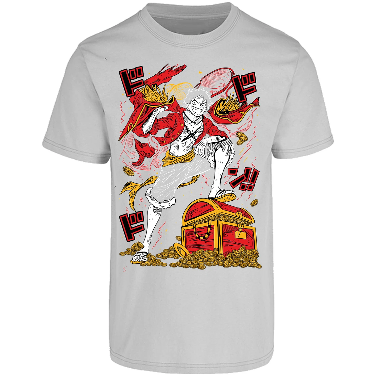 Playera One Piece Luffy Tesoro Anime para Adulto 23