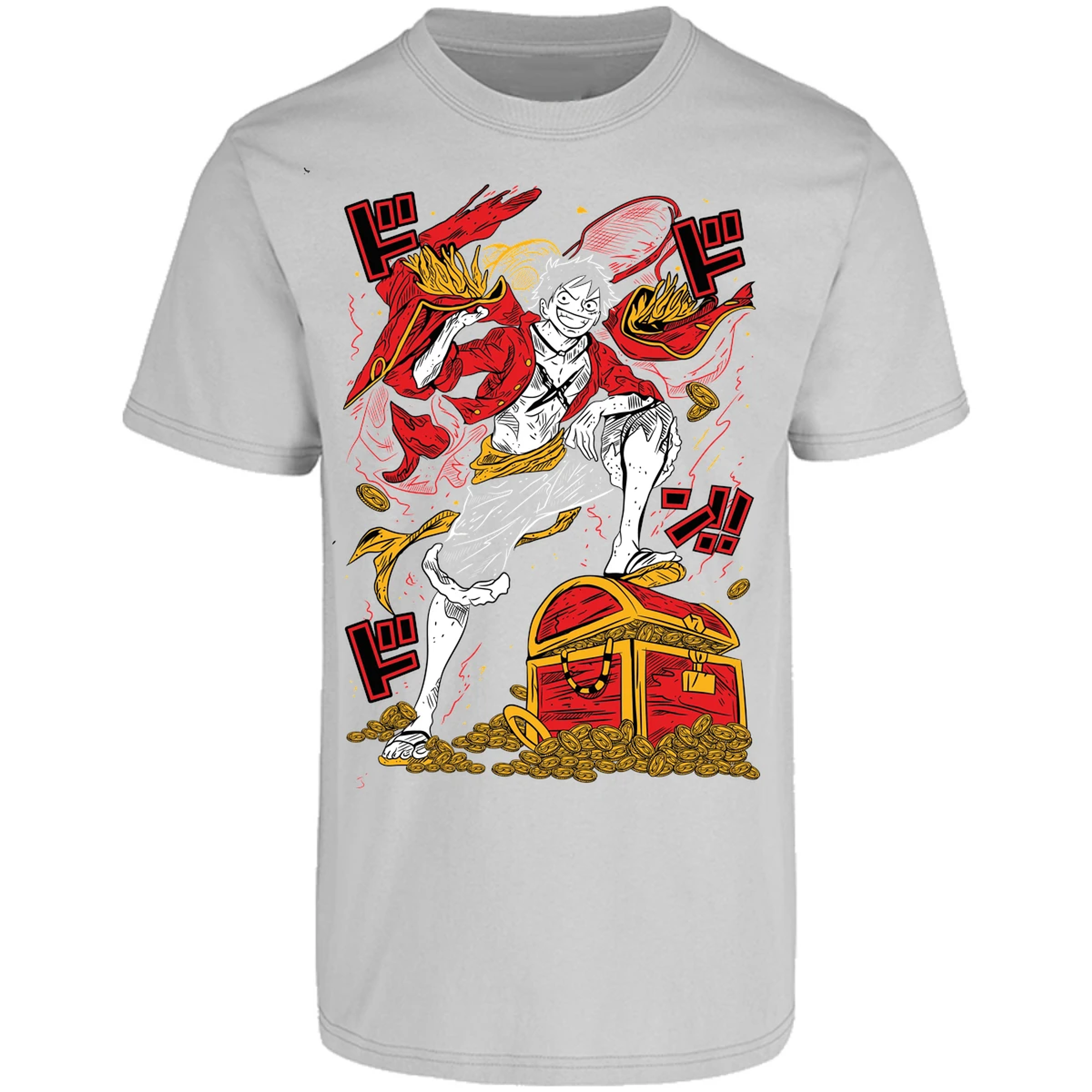 Playera One Piece Luffy Tesoro Anime para Adulto 23