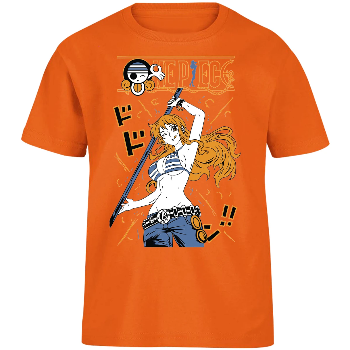 Playera One Piece Nami Basic para Niño 4