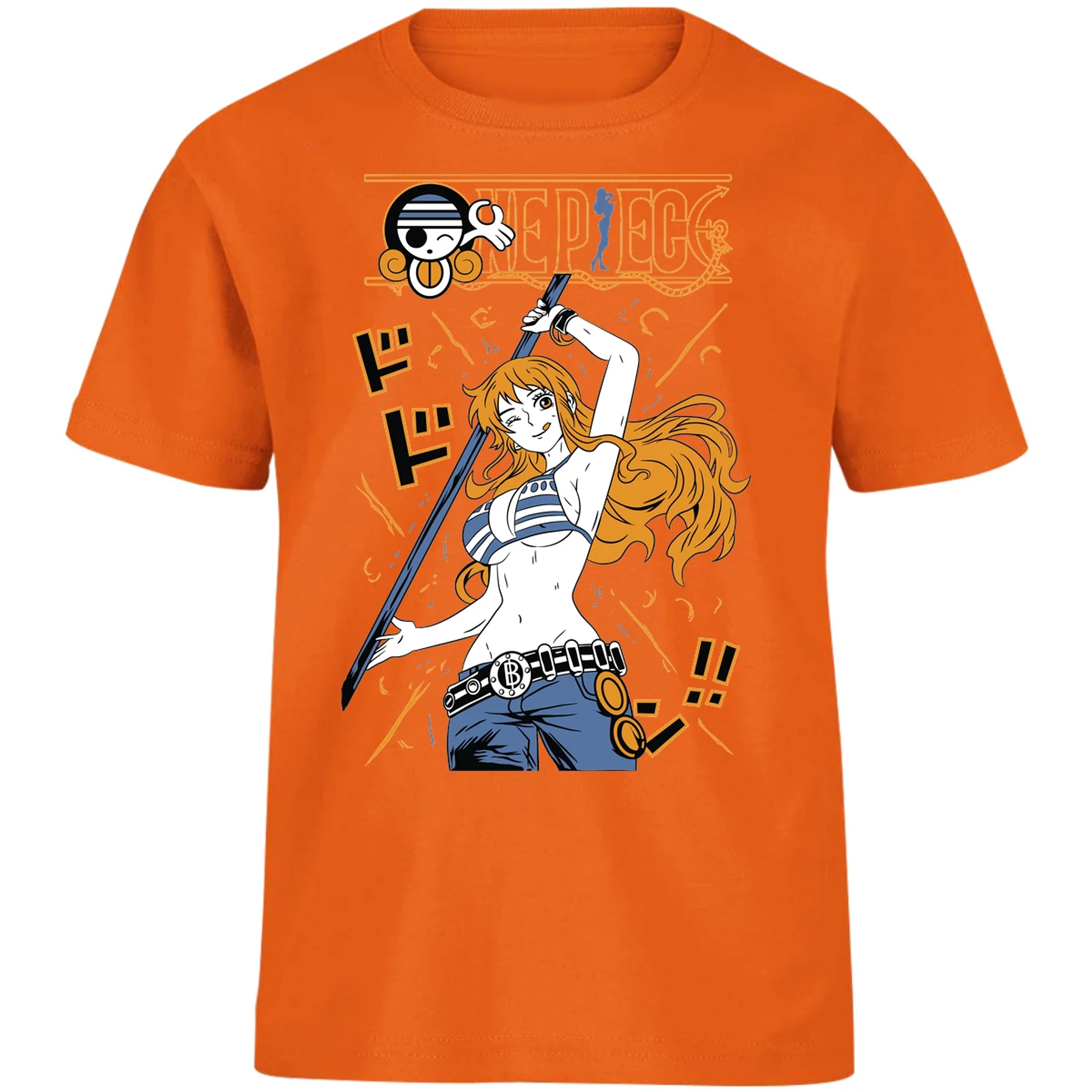 Playera One Piece Nami Basic para Niño 4