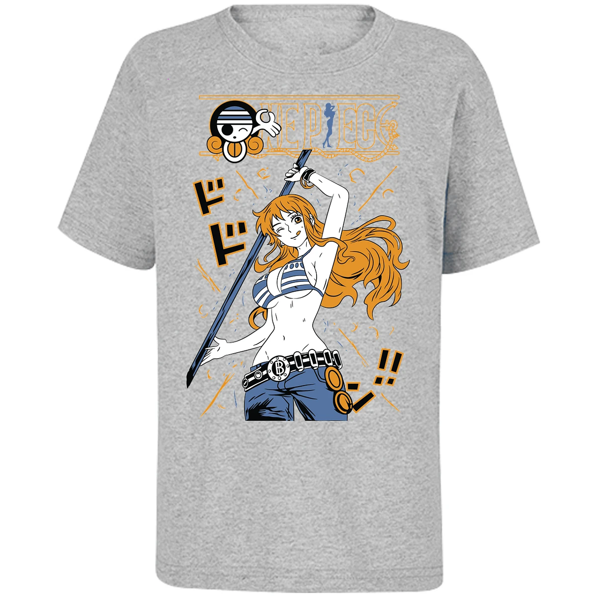 Playera One Piece Nami Basic para Niño 14