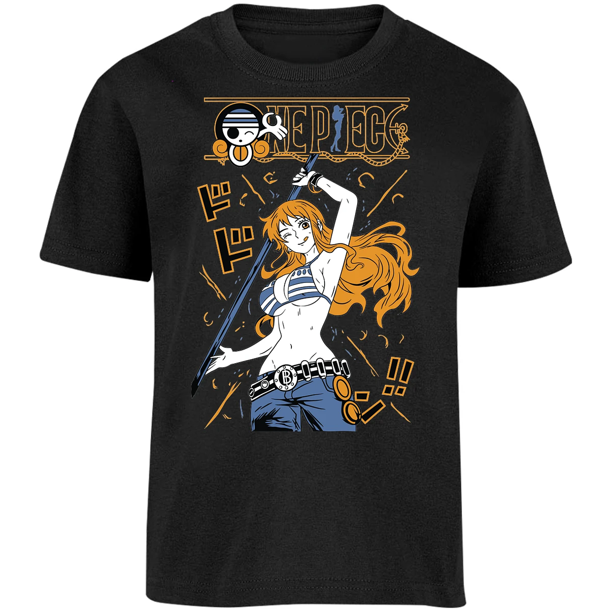 Playera One Piece Nami Basic para Niño 16