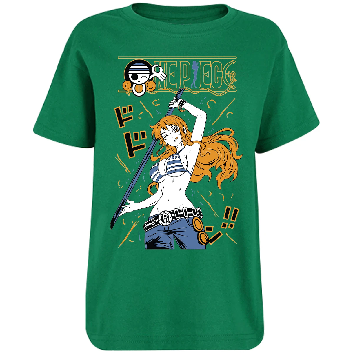 Playera One Piece Nami Basic para Niño 18