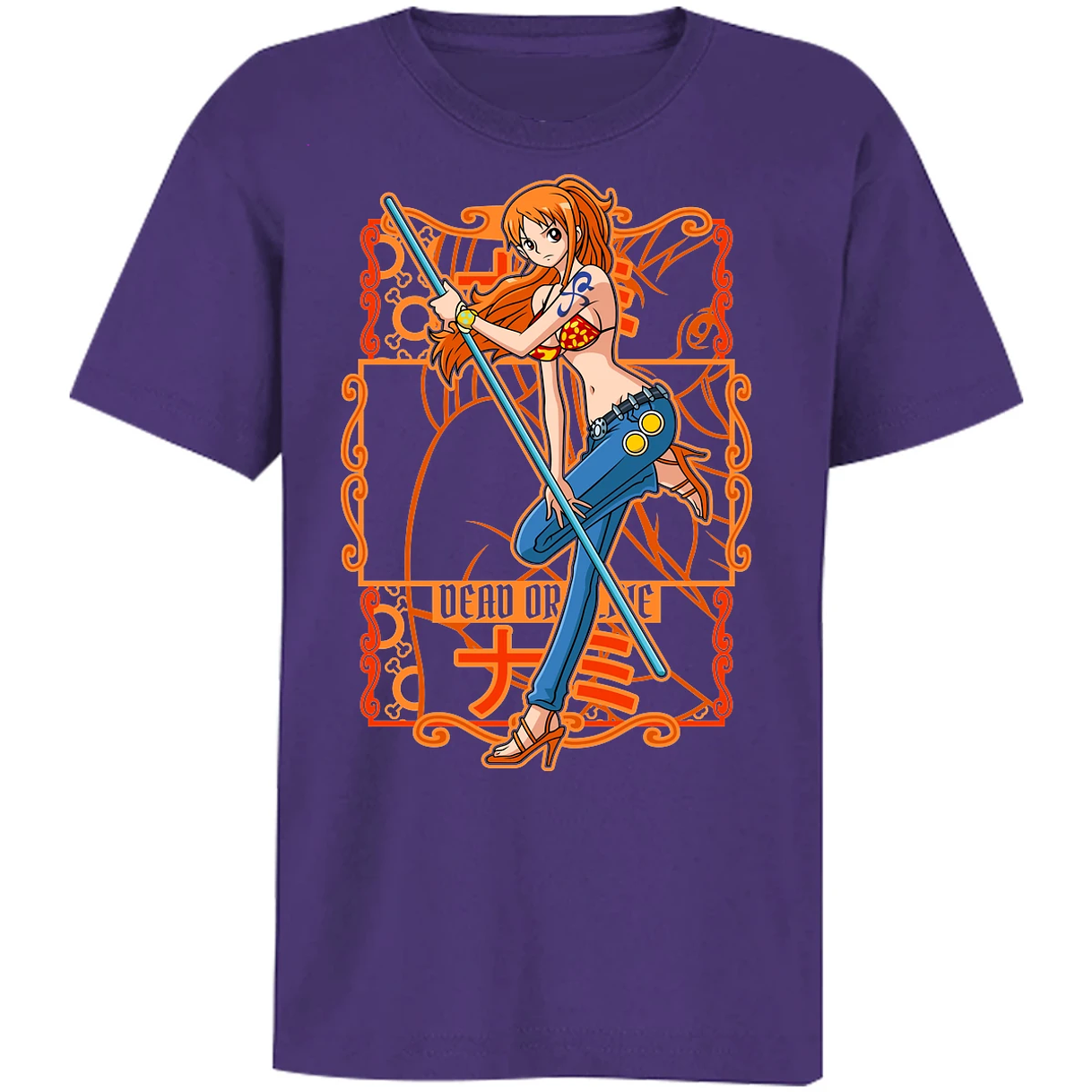 Playera One Piece Nami One Piece para Niño 32