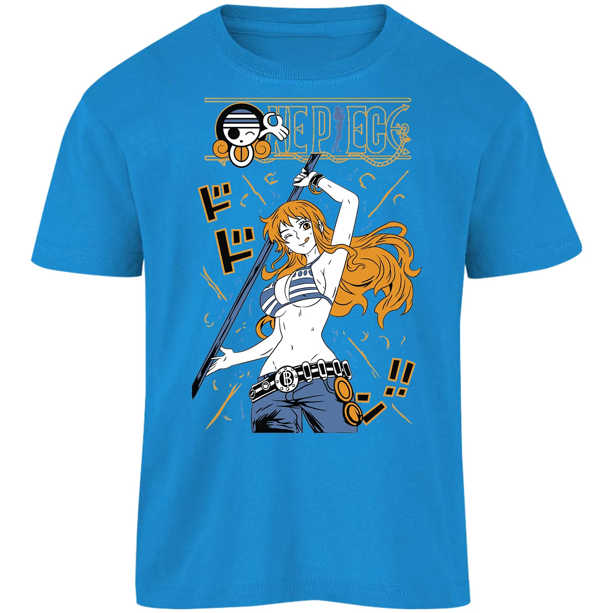 Playera One Piece Nami Basic para Niño 32