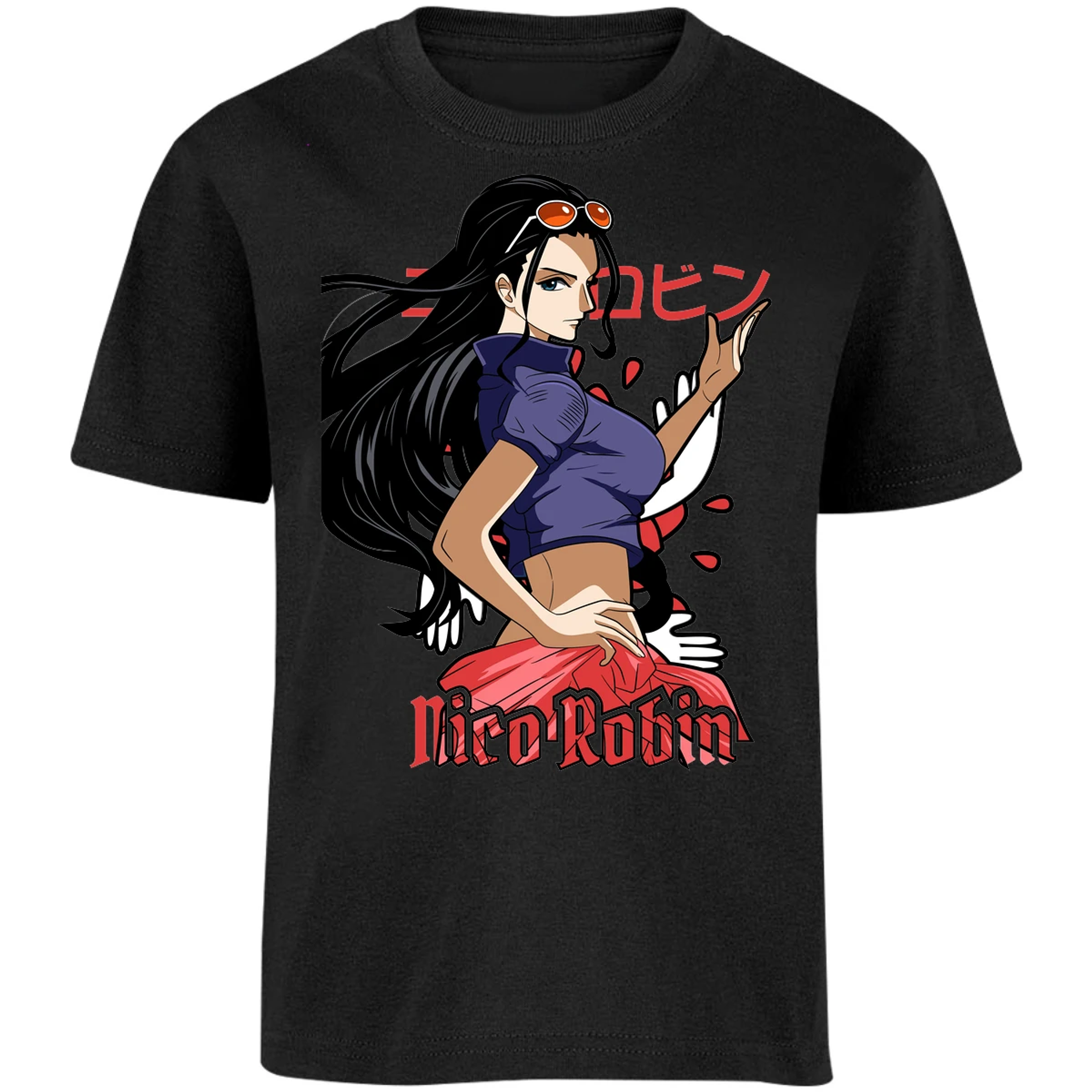 Playera One Piece Nico Robin para Niño 4