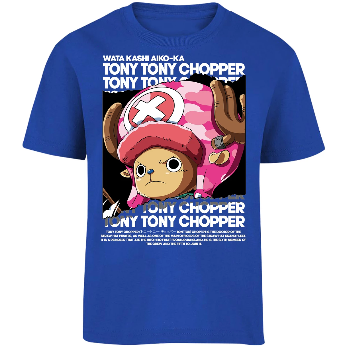 Playera One Piece Chopper Text para Niño 1
