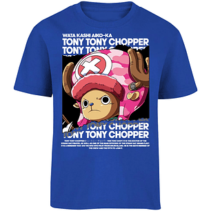 Playera One Piece Chopper Text para Niño