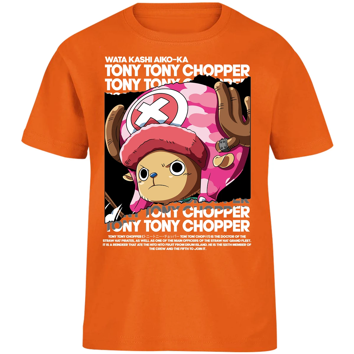 Playera One Piece Chopper Text para Niño 3