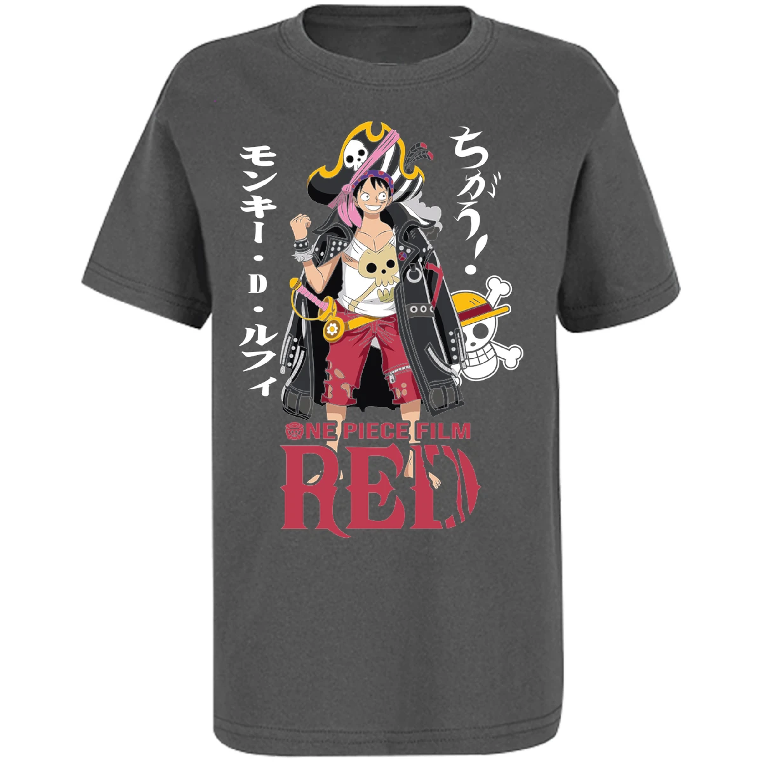 Playera One Piece Luffy Film Red para Niño 1