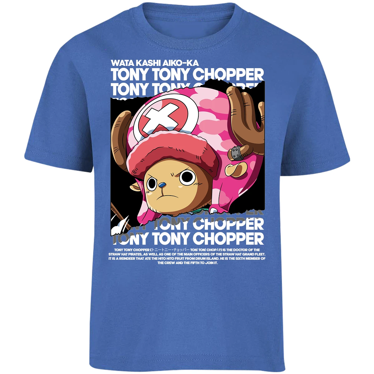 Playera One Piece Chopper Text para Niño 4