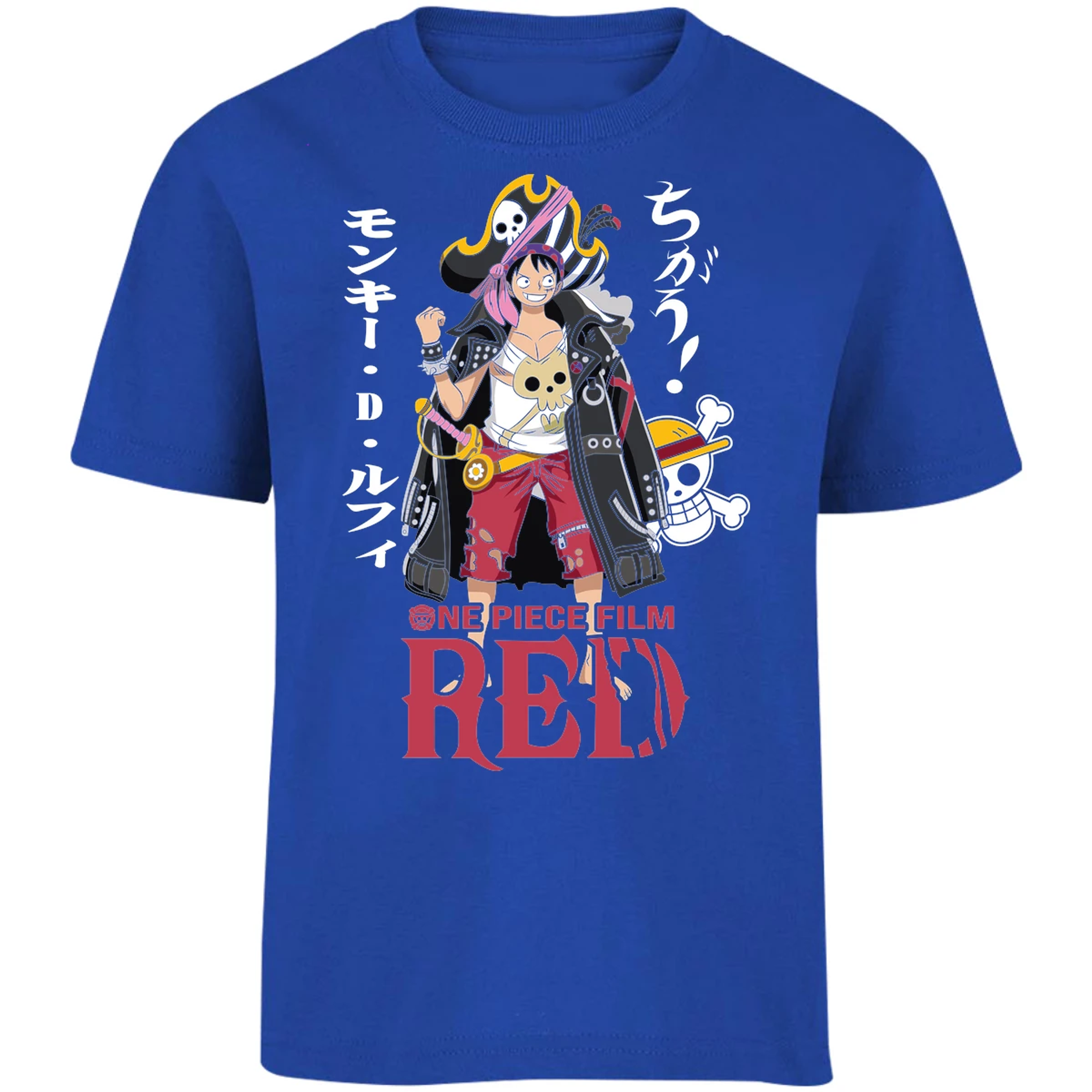 Playera One Piece Luffy Film Red para Niño 7