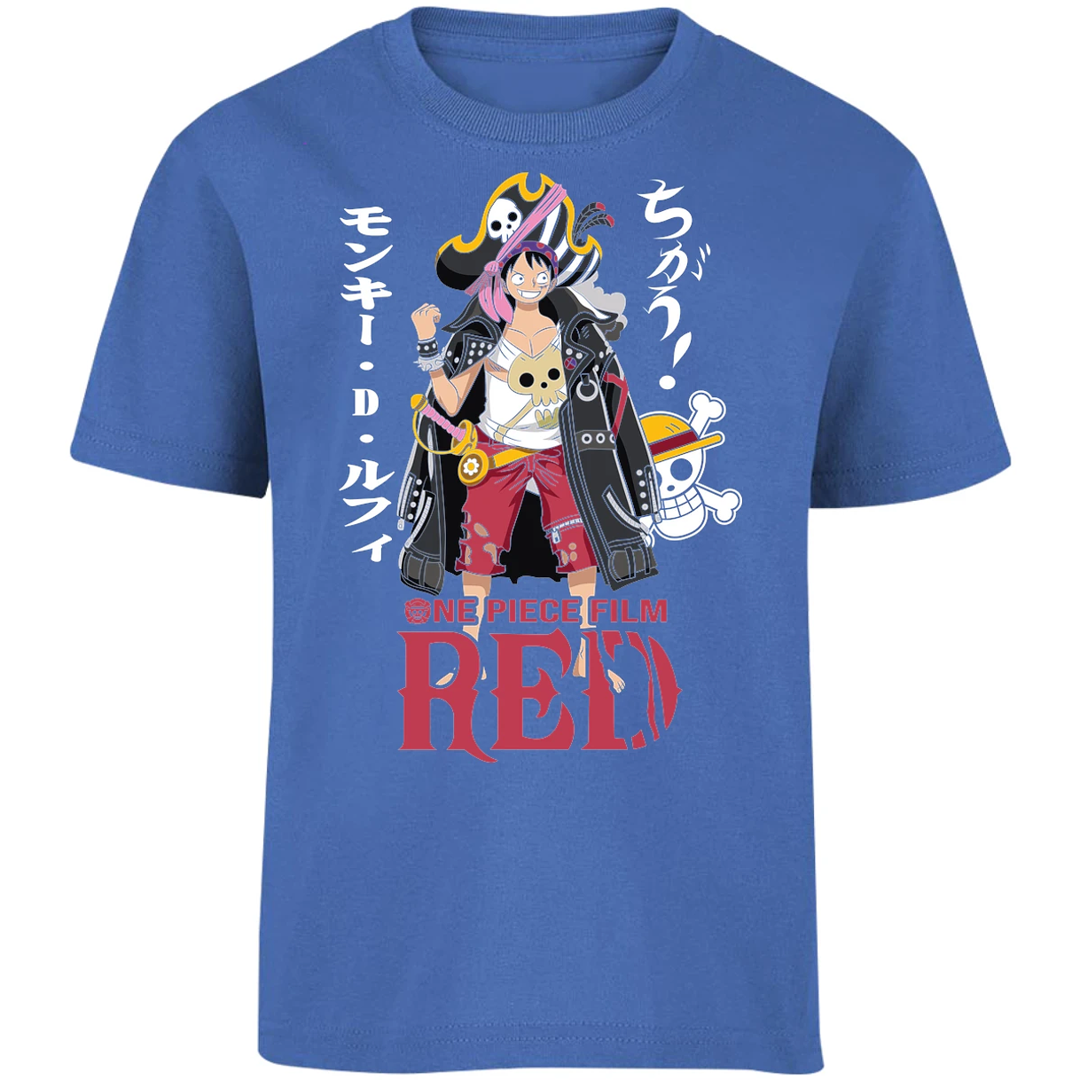 Playera One Piece Luffy Film Red para Niño 12