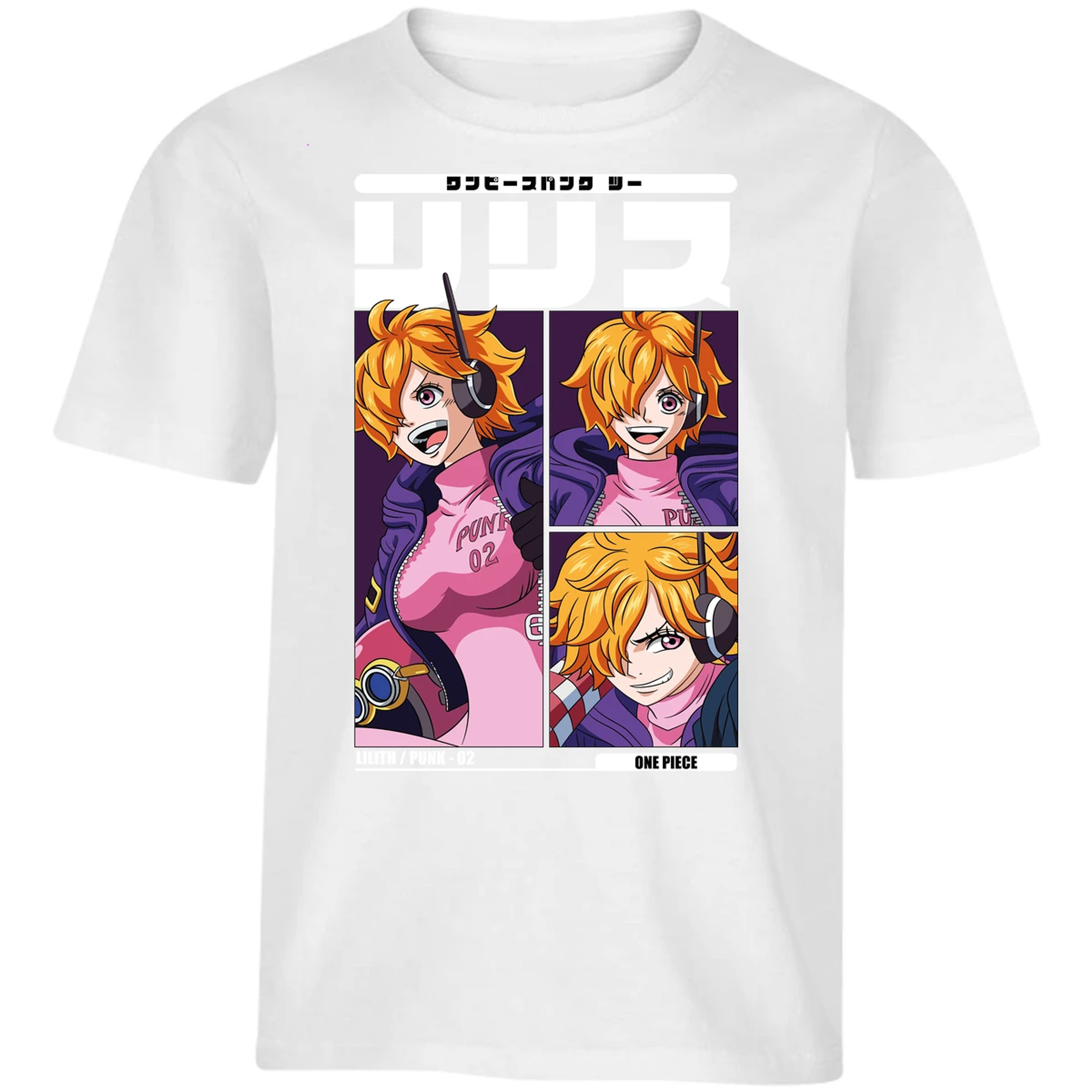 Playera One Piece Lilith Anime para Niño 12