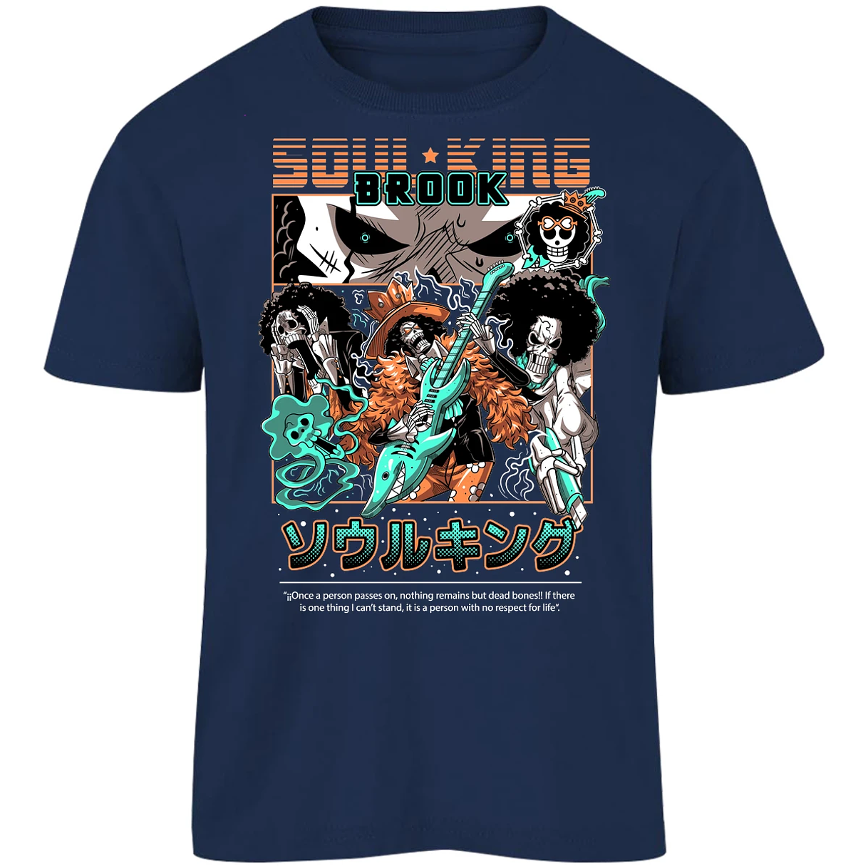 Playera One Piece Brook One Piece para Niño 6