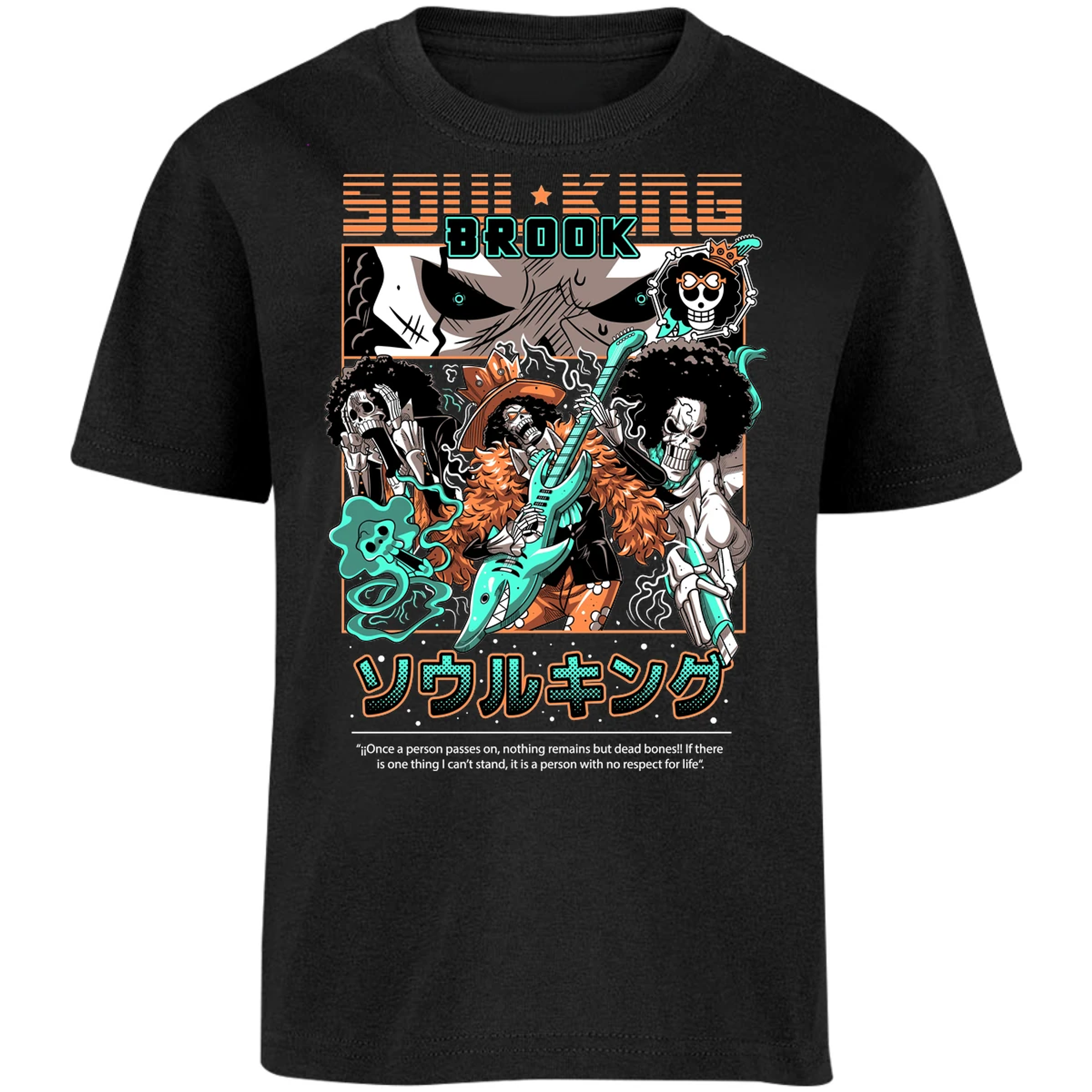 Playera One Piece Brook One Piece para Niño 22