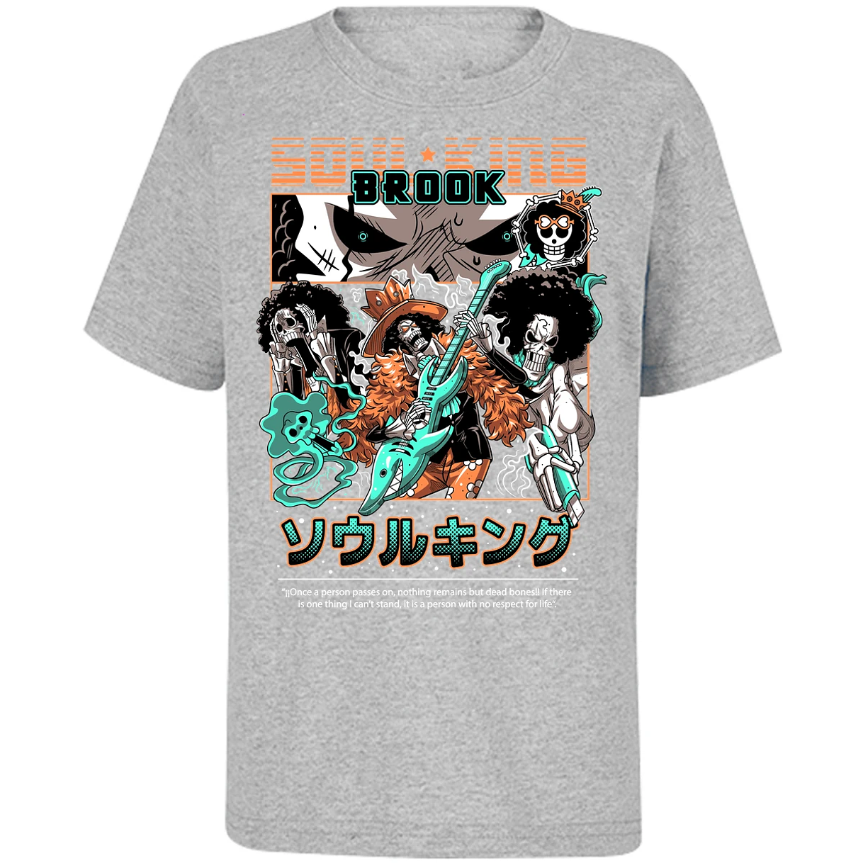 Playera One Piece Brook One Piece para Niño 24