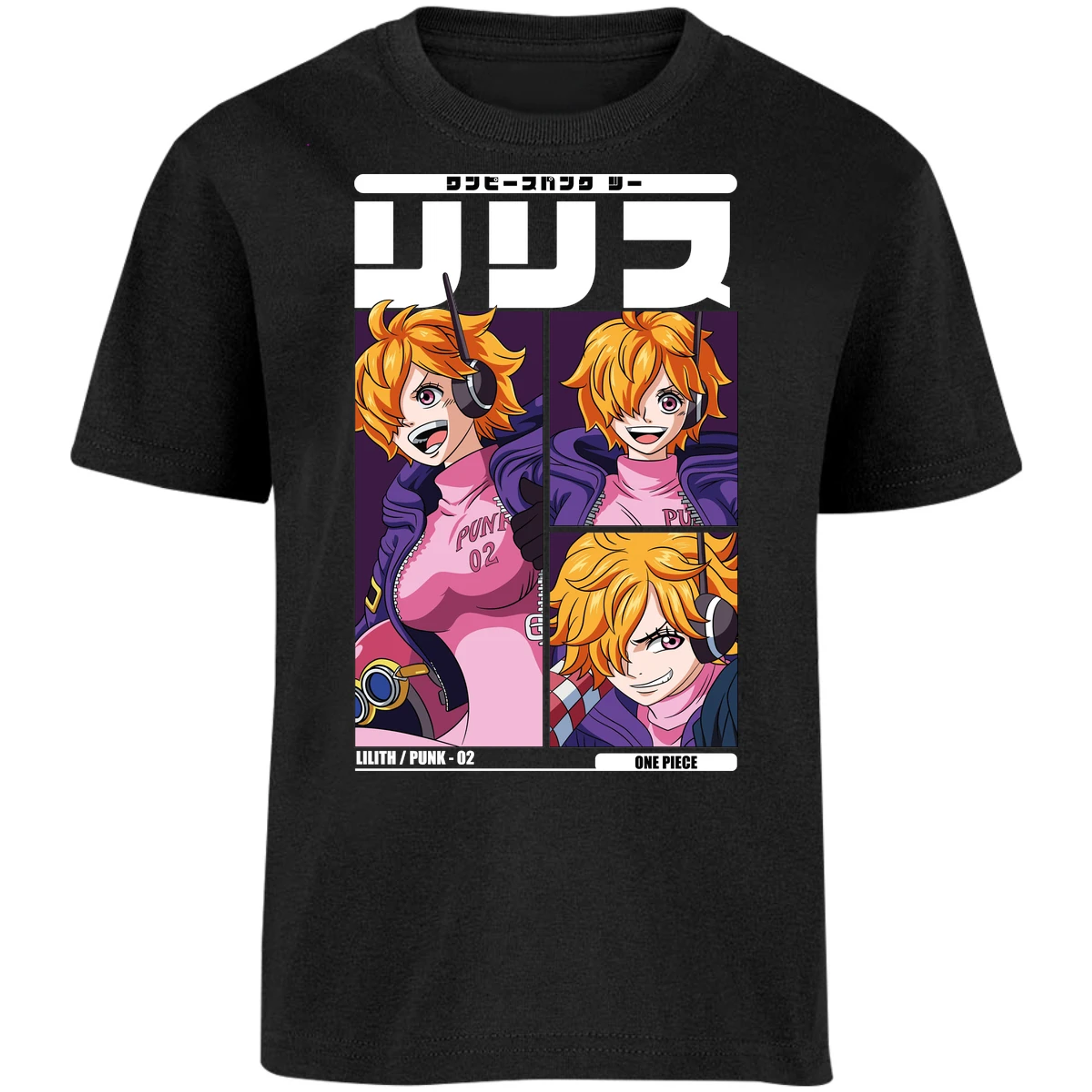 Playera One Piece Lilith Anime para Niño 32