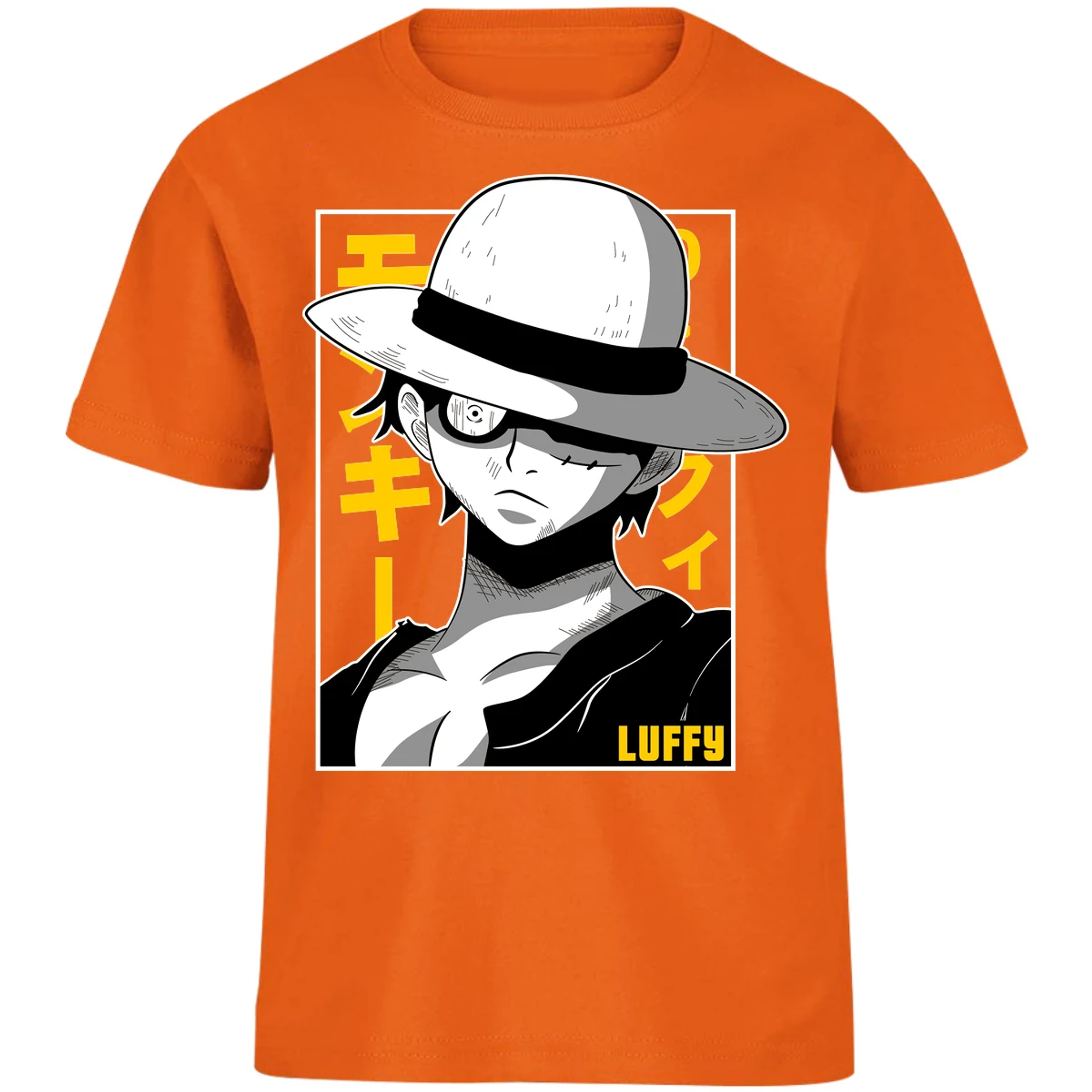 Playera One Piece Luffy Basic para Niño 8