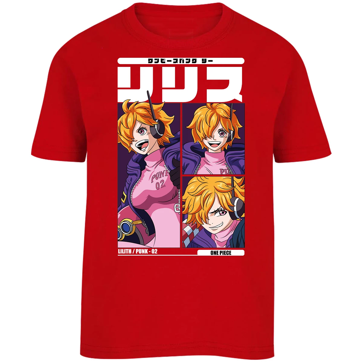 Playera One Piece Lilith Anime para Niño 14