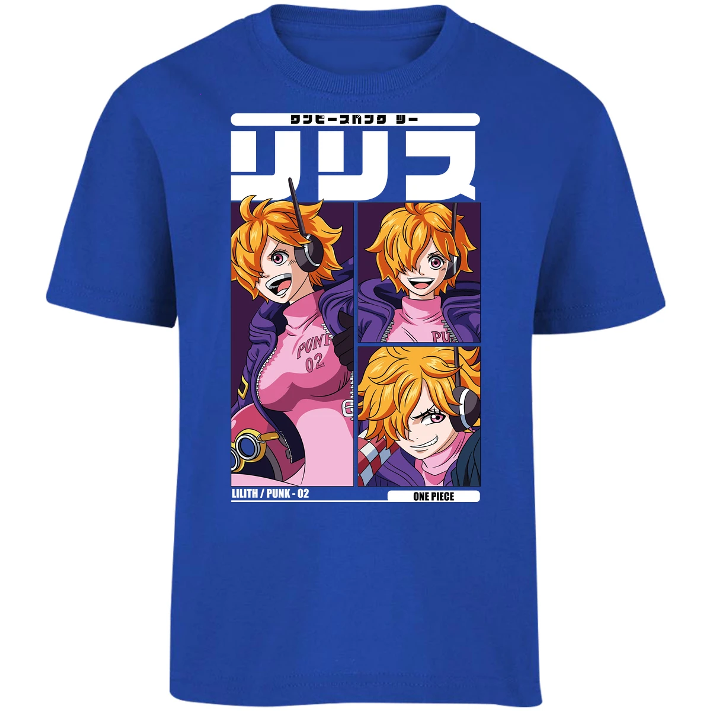 Playera One Piece Lilith Anime para Niño 16