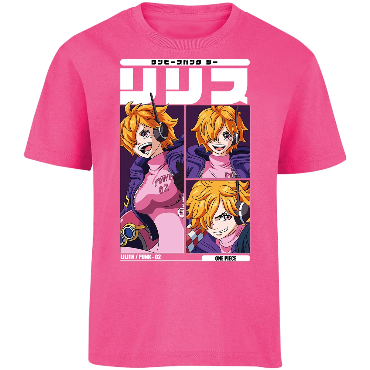 Playera One Piece Lilith Anime para Niño 18