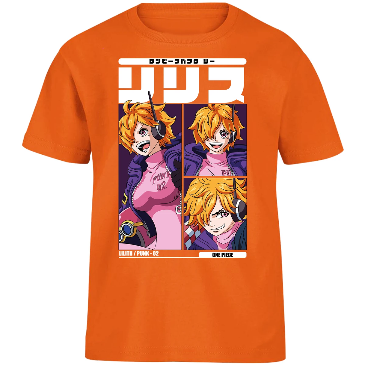 Playera One Piece Lilith Anime para Niño 20