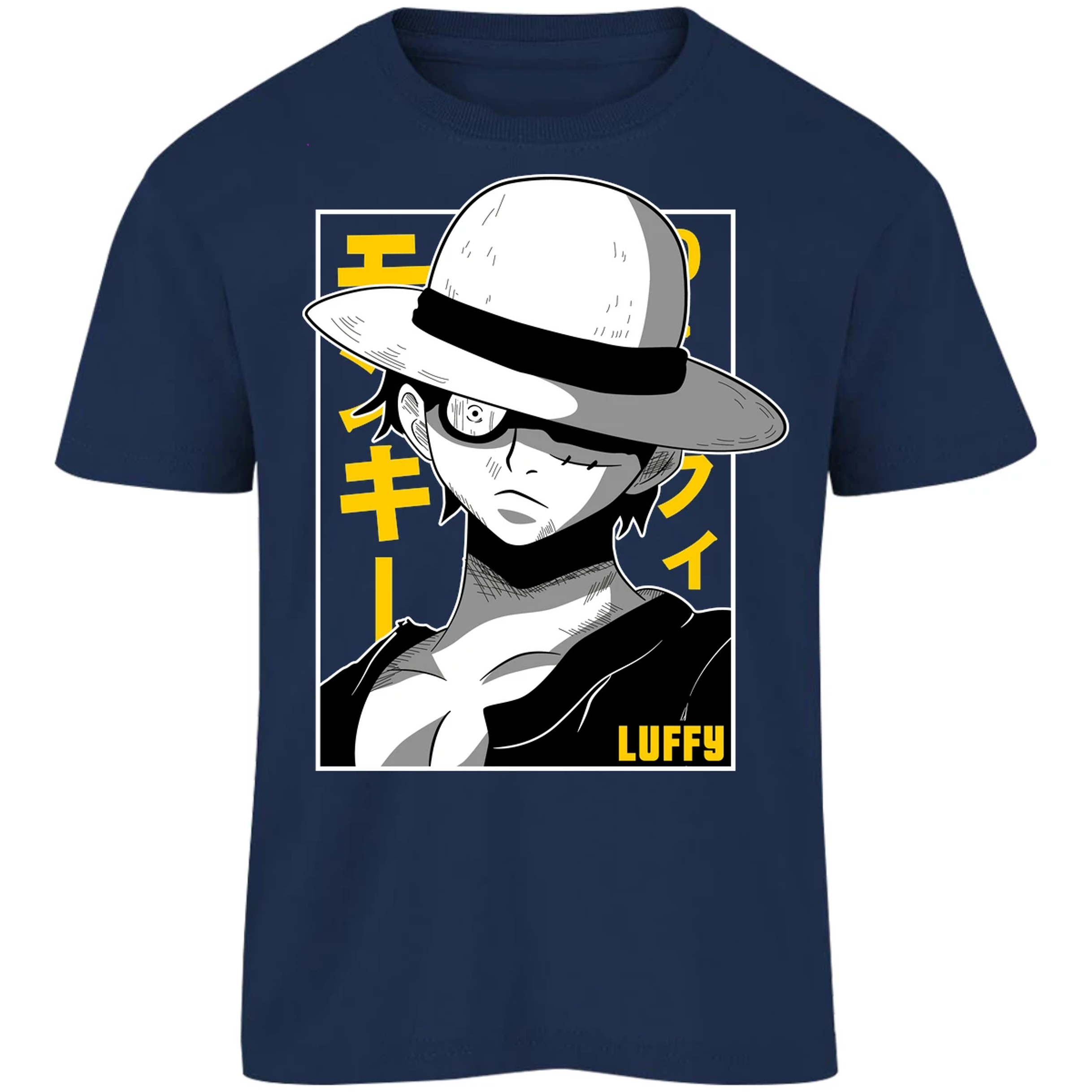 Playera One Piece Luffy Basic para Niño 24