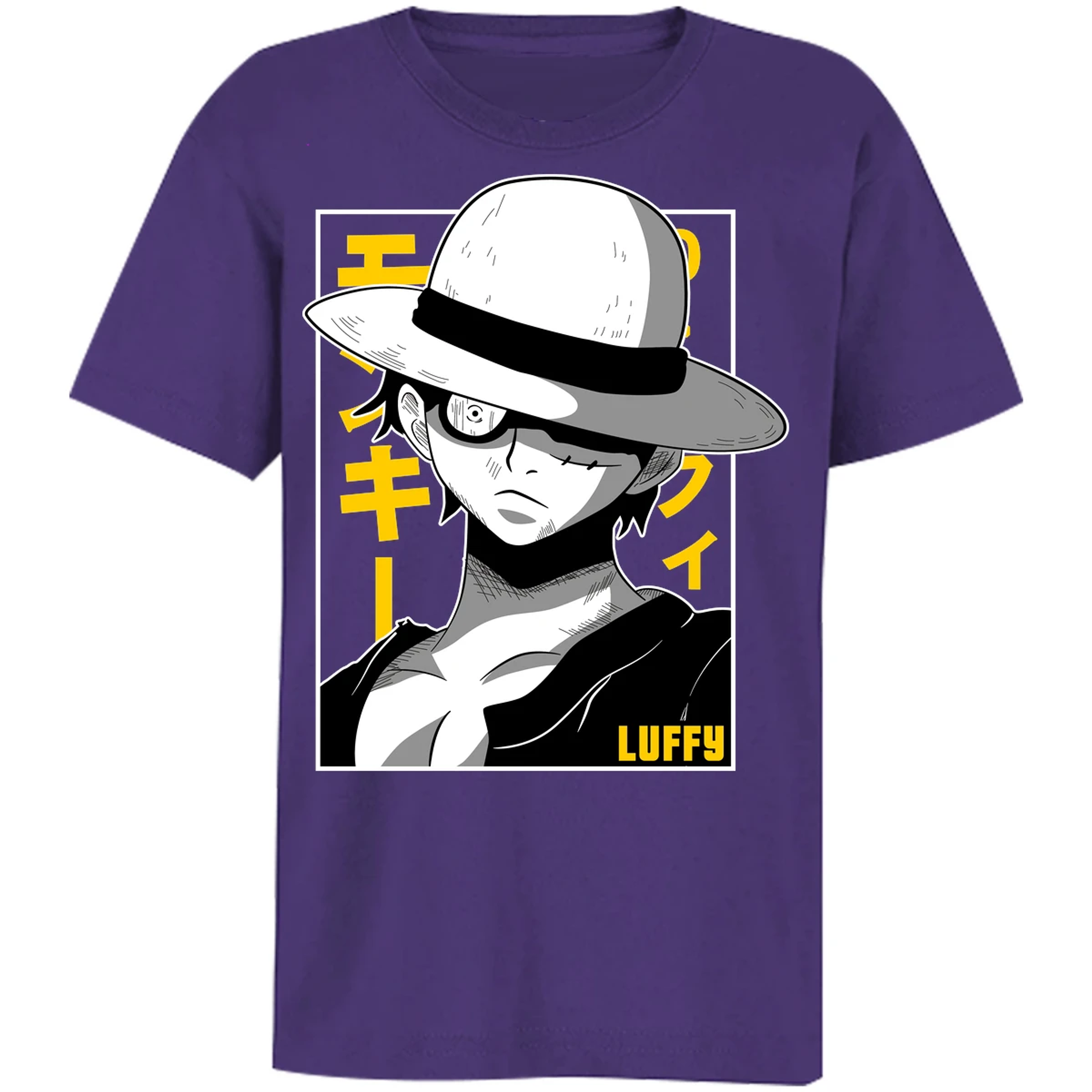 Playera One Piece Luffy Basic para Niño 26
