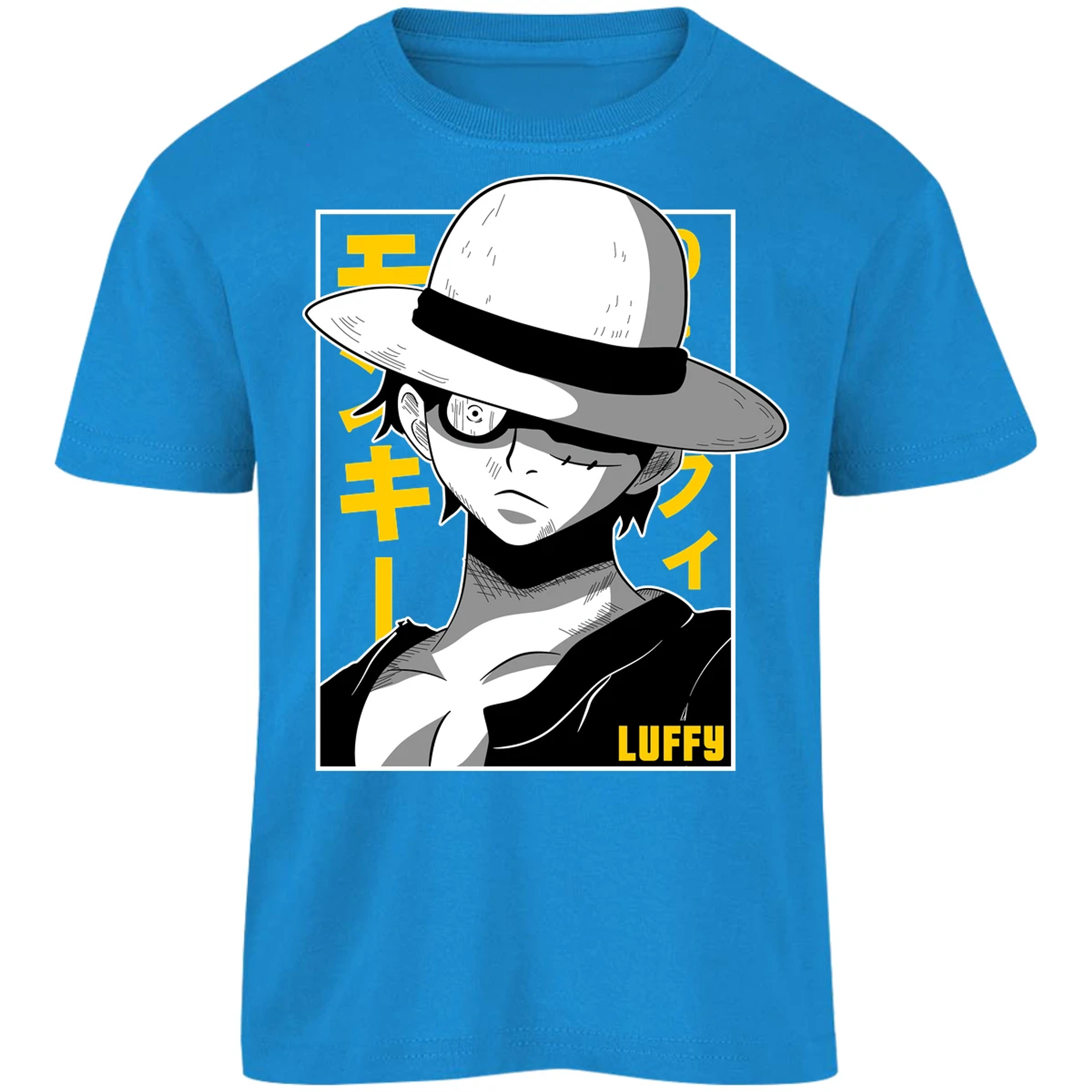 Playera One Piece Luffy Basic para Niño 30