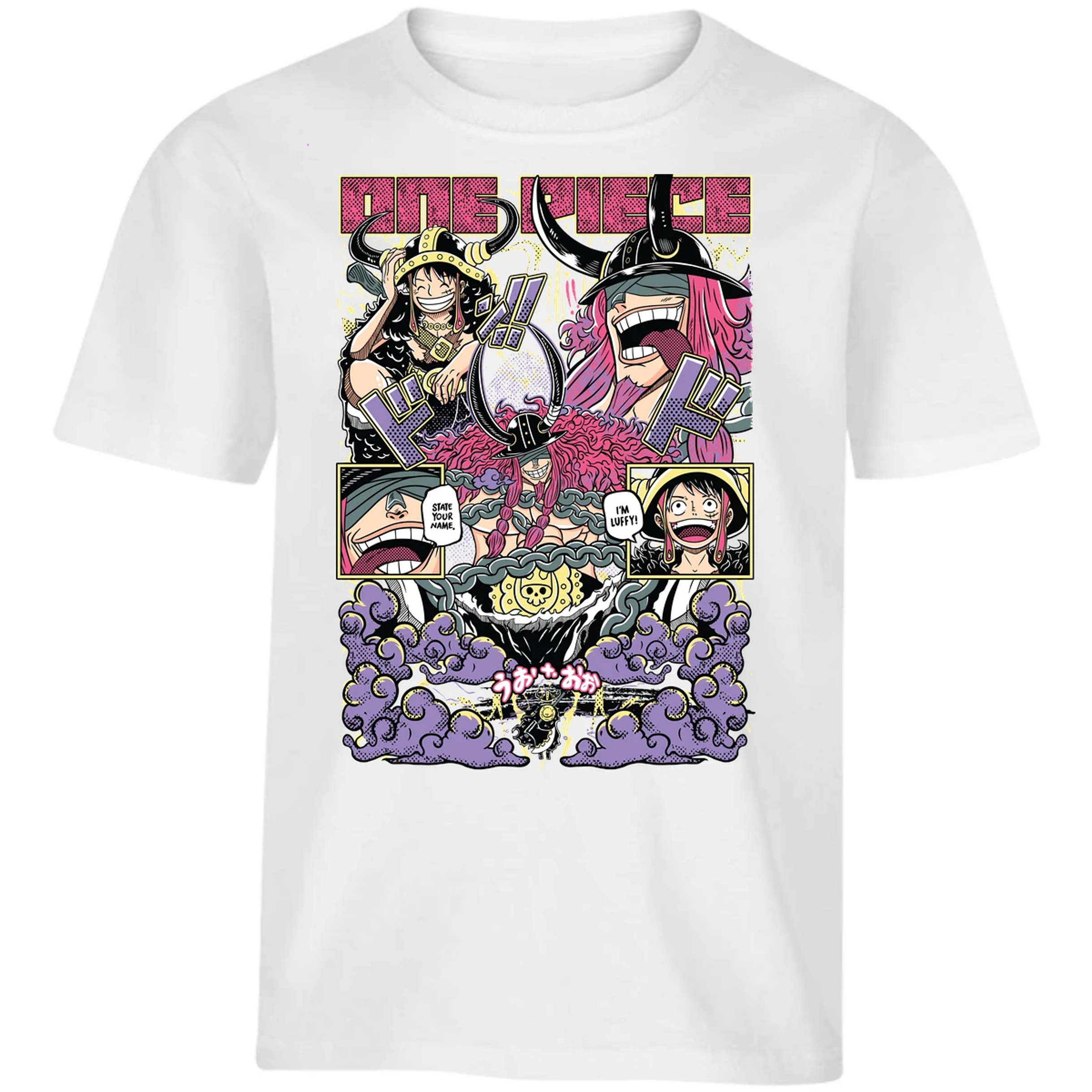 Playera One Piece Luffy Loki para Niño 14