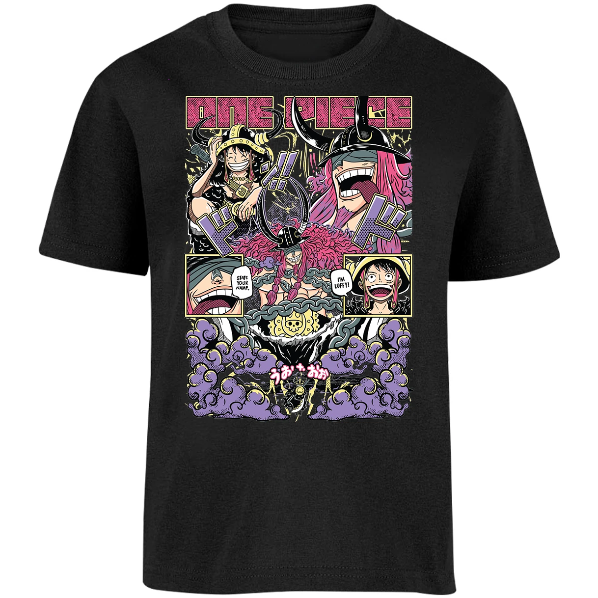 Playera One Piece Luffy Loki para Niño 5