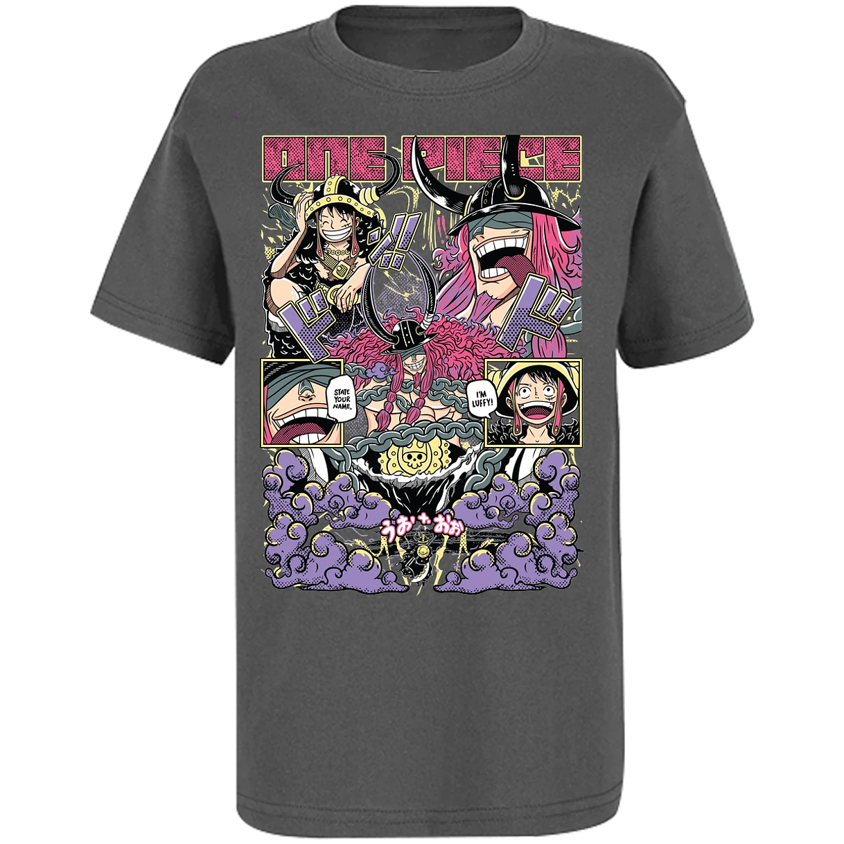 Playera One Piece Luffy Loki para Niño 7