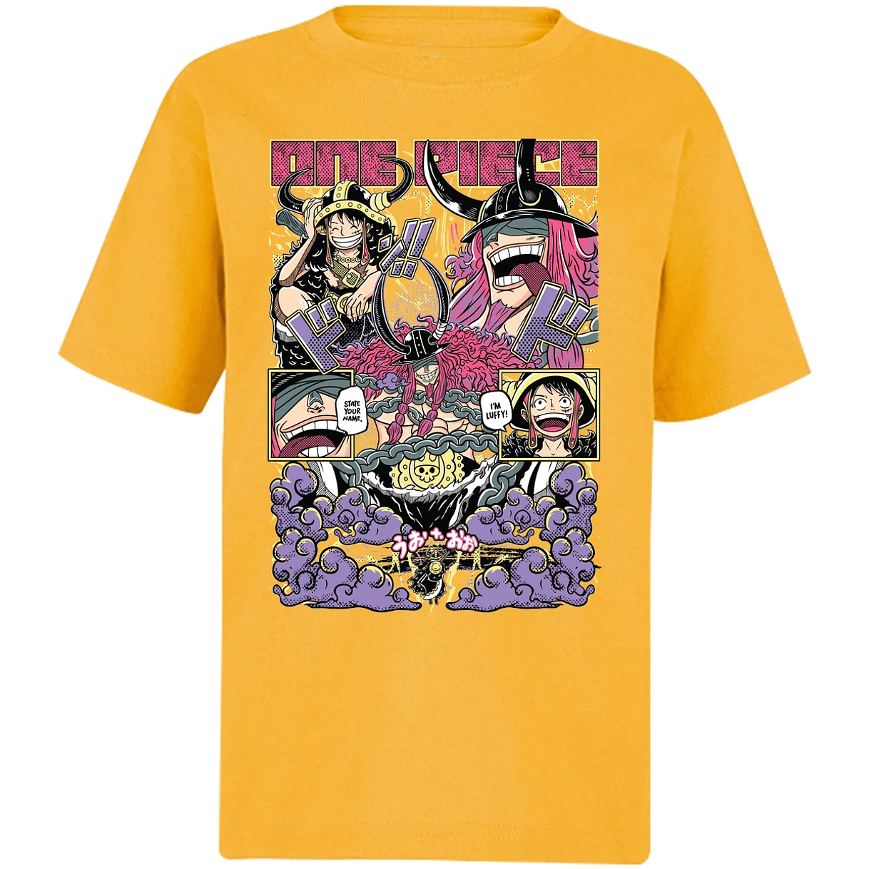 Playera One Piece Luffy Loki para Niño 1