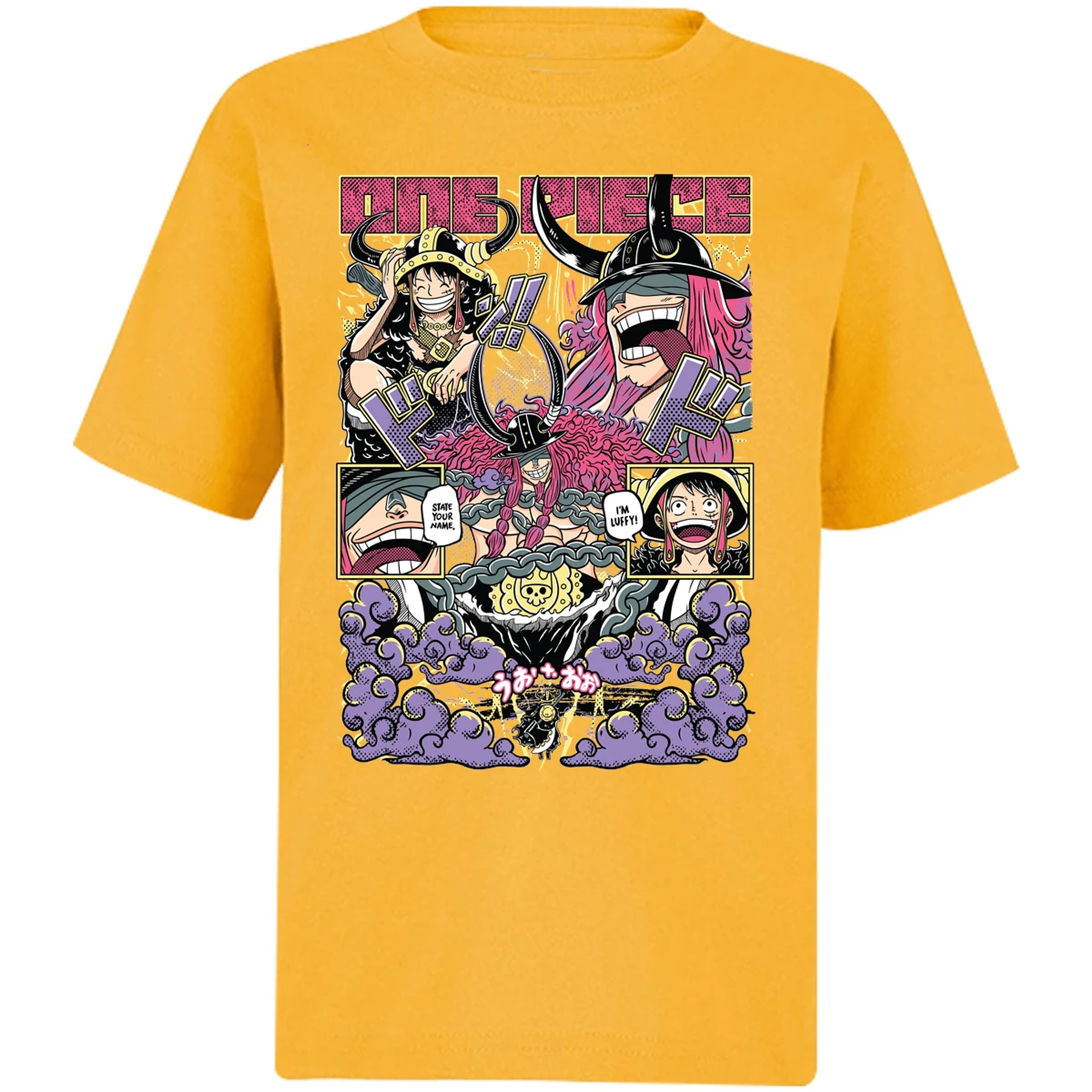 Playera One Piece Luffy Loki para Niño 1
