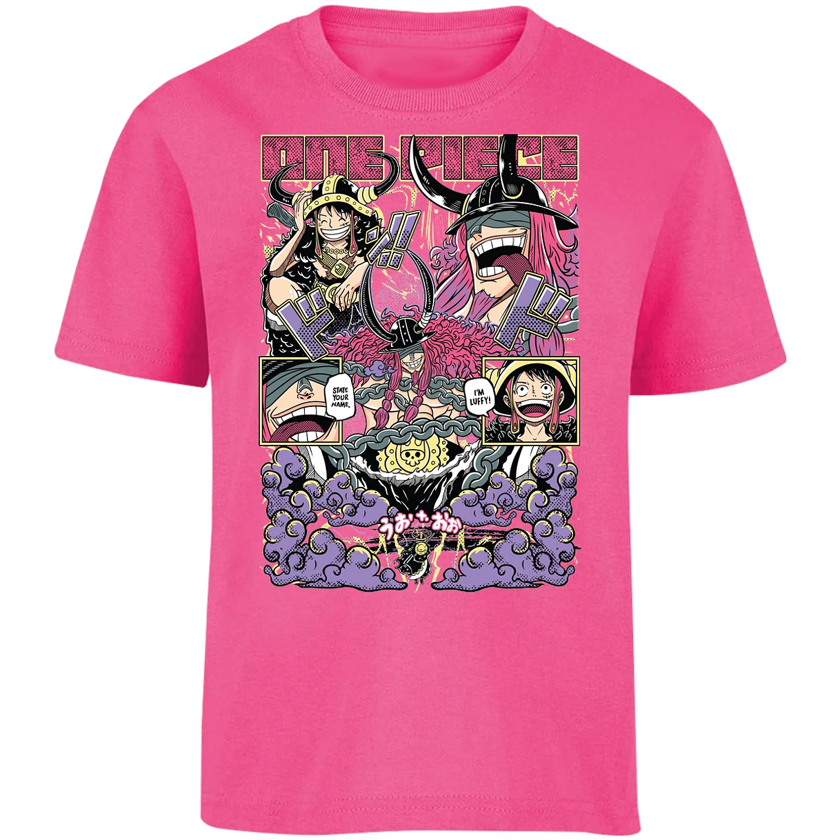 Playera One Piece Luffy Loki para Niño 2